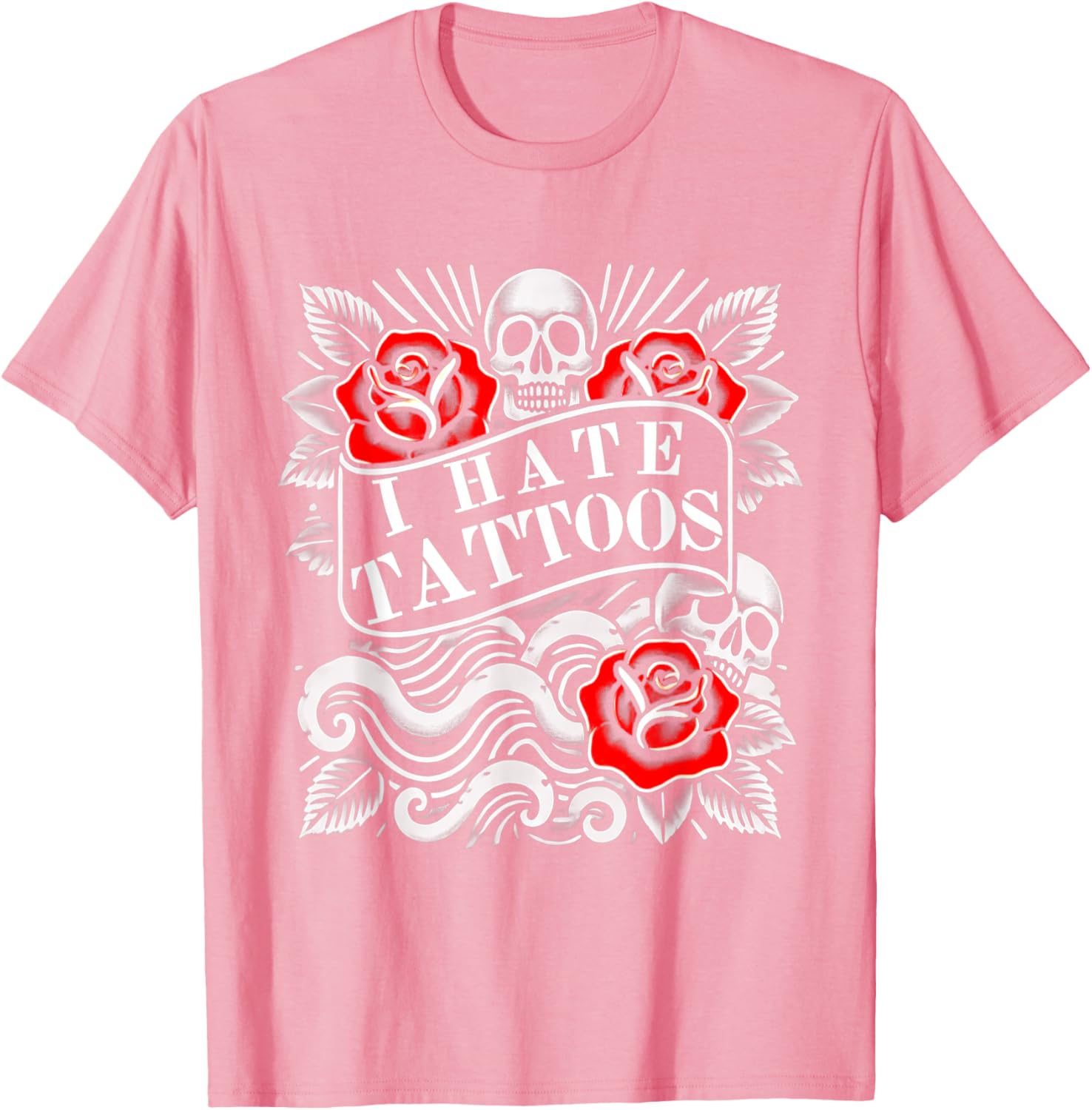 I Hate Tattoos T-Shirt for Tattoo Lovers and Artists – Unique Inked Graphic - 8