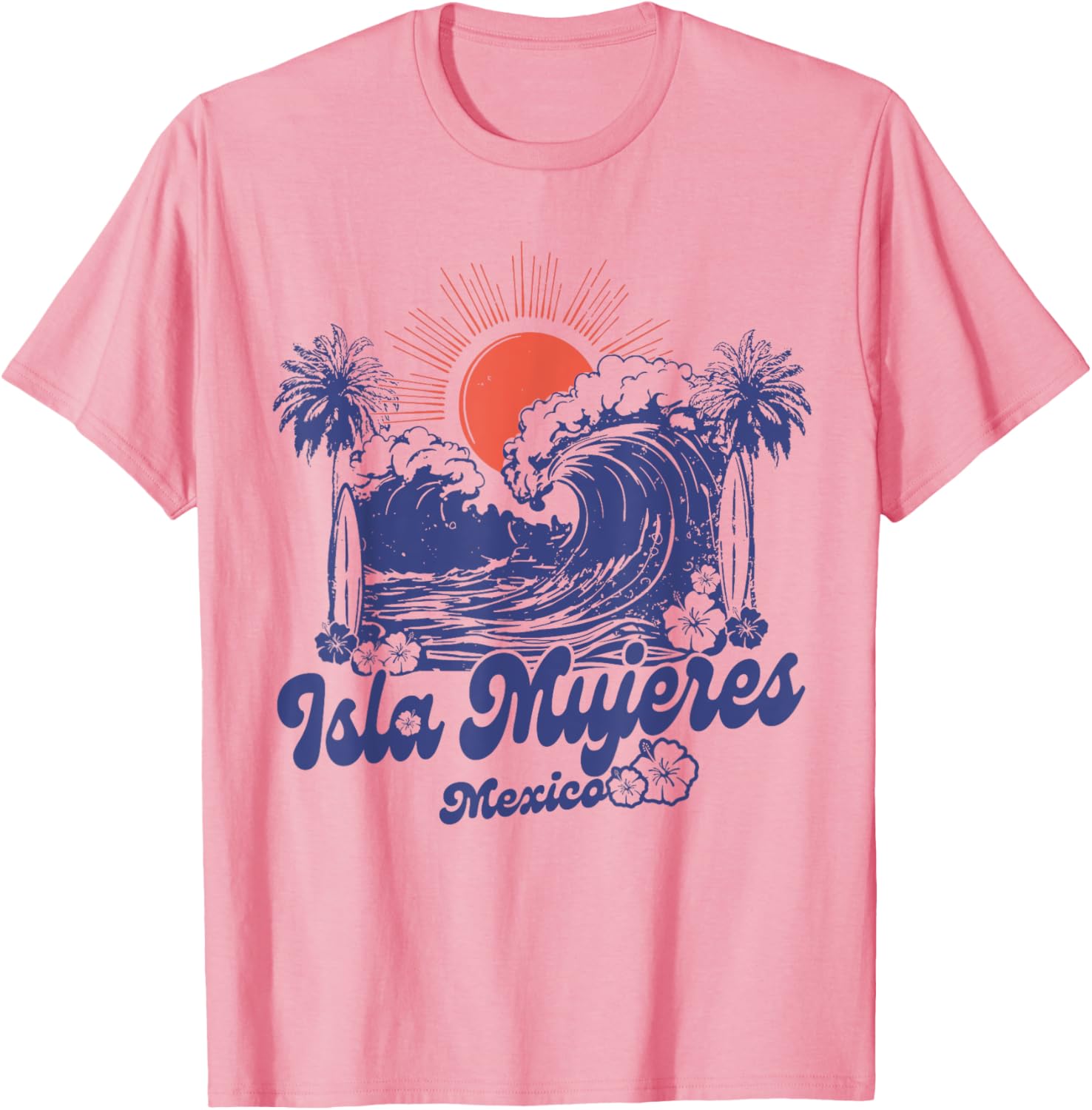 Isla Mujeres 2025 Vintage Surfing T-Shirt Retro 70s Style Apparel - 11
