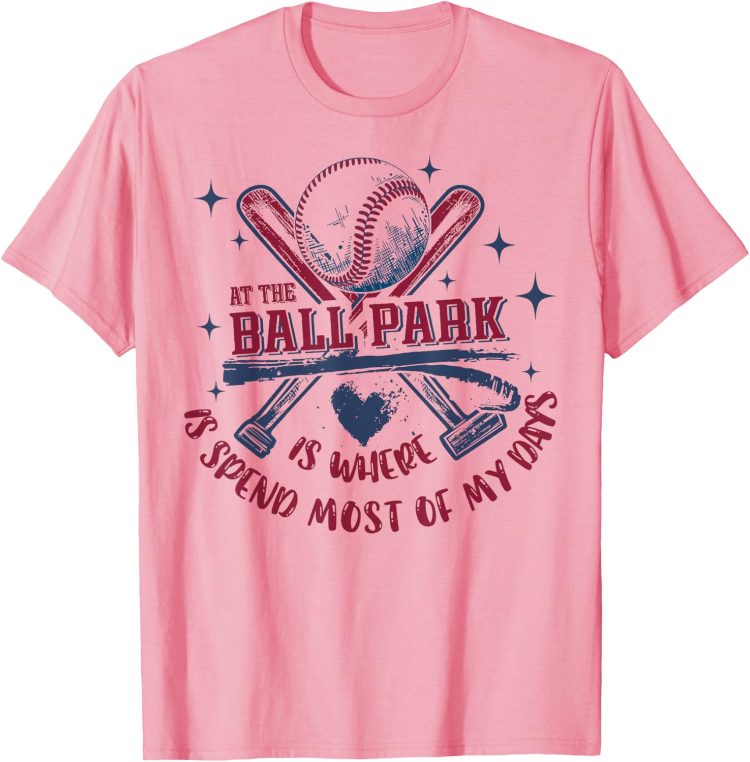 Baseball At The Ballpark T-Shirt Perfect for Sports Fans and Players - 6