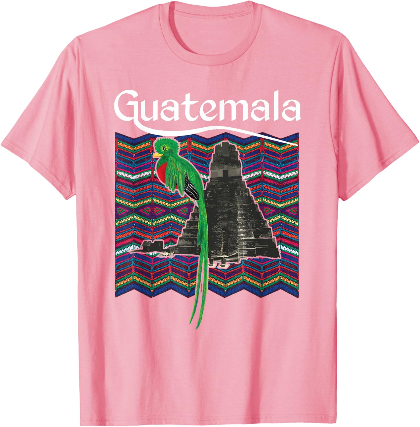 Quetzal Guatemala Traditional Maya T-Shirt – Chic Chapin Design - 1