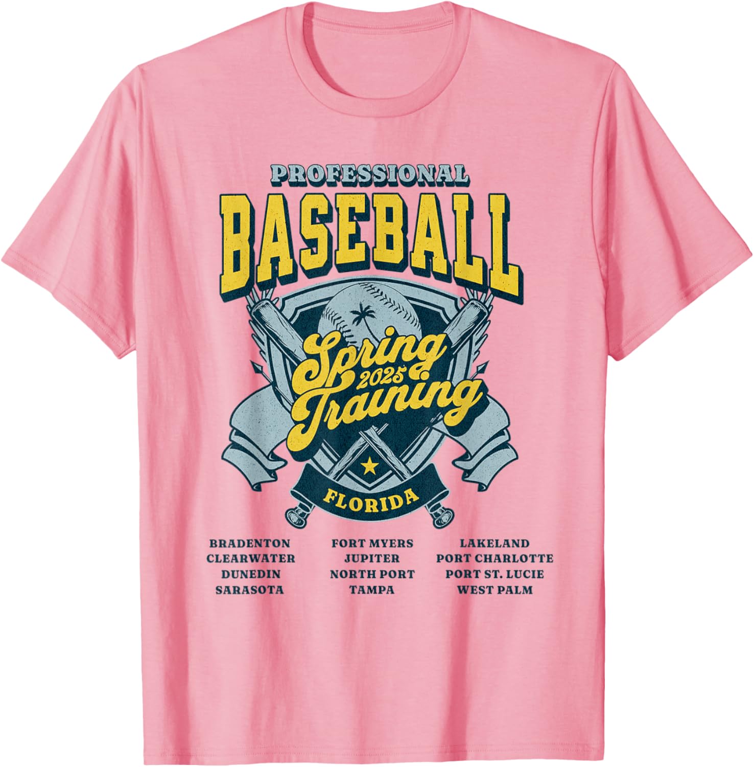 Professional Baseball Spring Training 2025 T-Shirt for Florida Fans - 1
