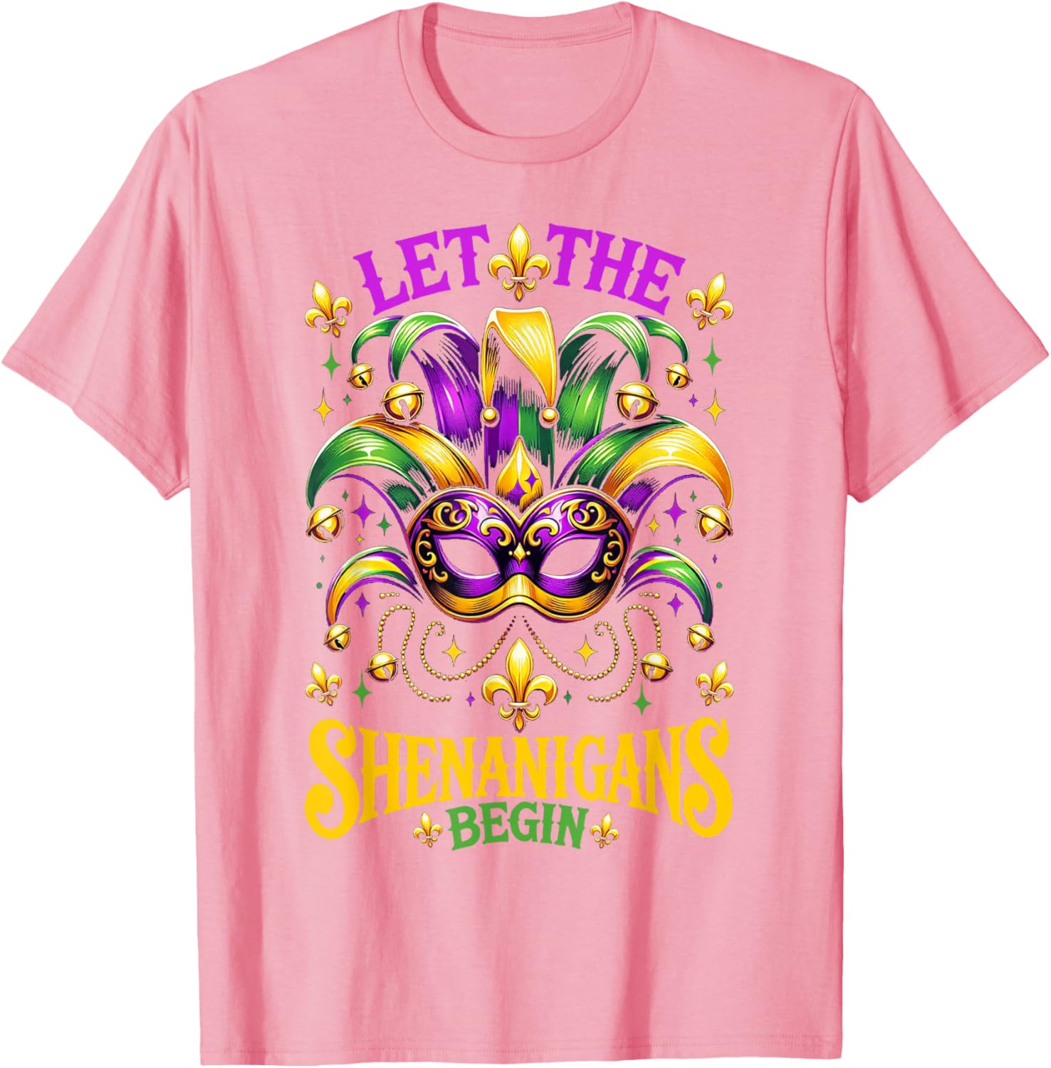 Let The Shenanigans Begin Mardi Gras T-Shirt for Kids and Adults - 11