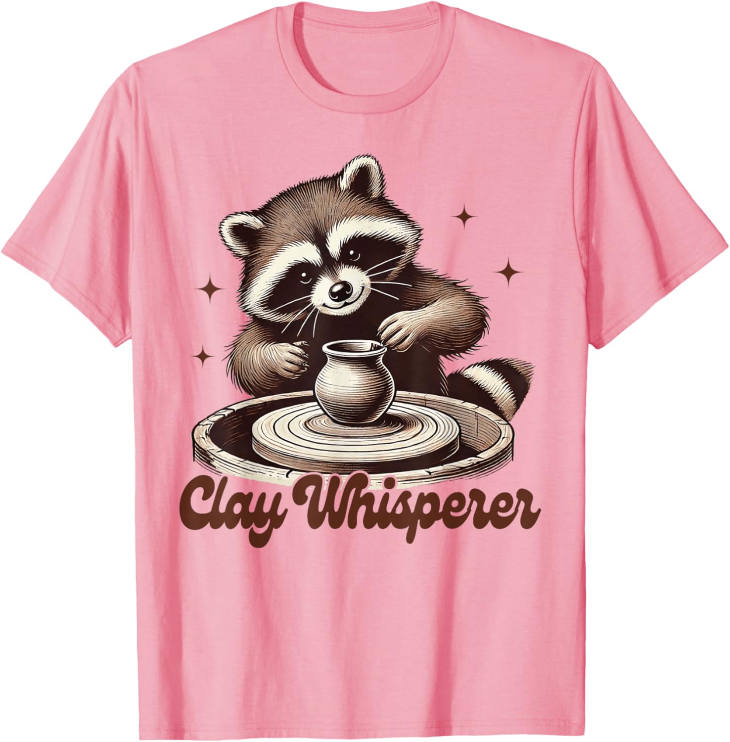 Pottery Artist Racoon Ceramic Clay Whisperer T-Shirt for Creatives - 5