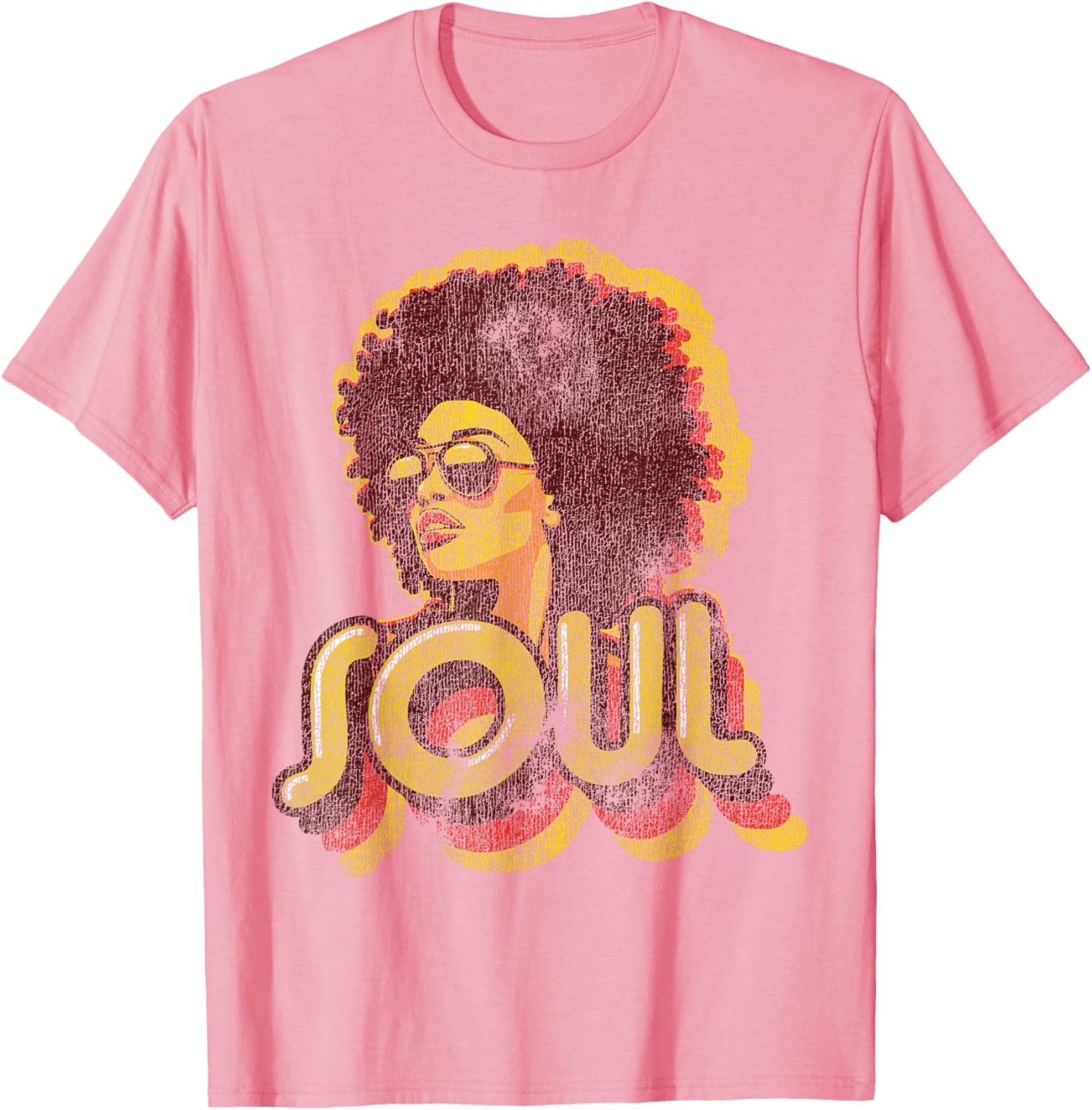 Retro 70s Funk Afro Soul T-Shirt for Vintage Style Lovers - 29