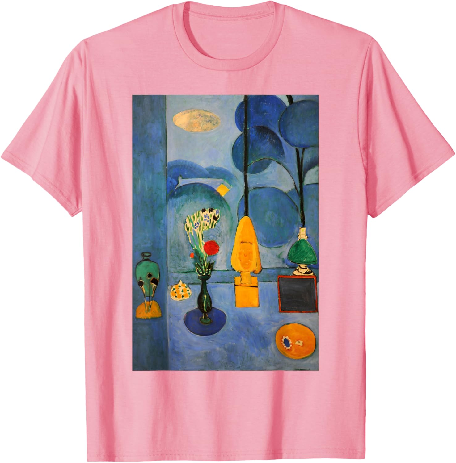 Matisse Blue Window T-Shirt – Stylish Art-Inspired Clothing for All - 9