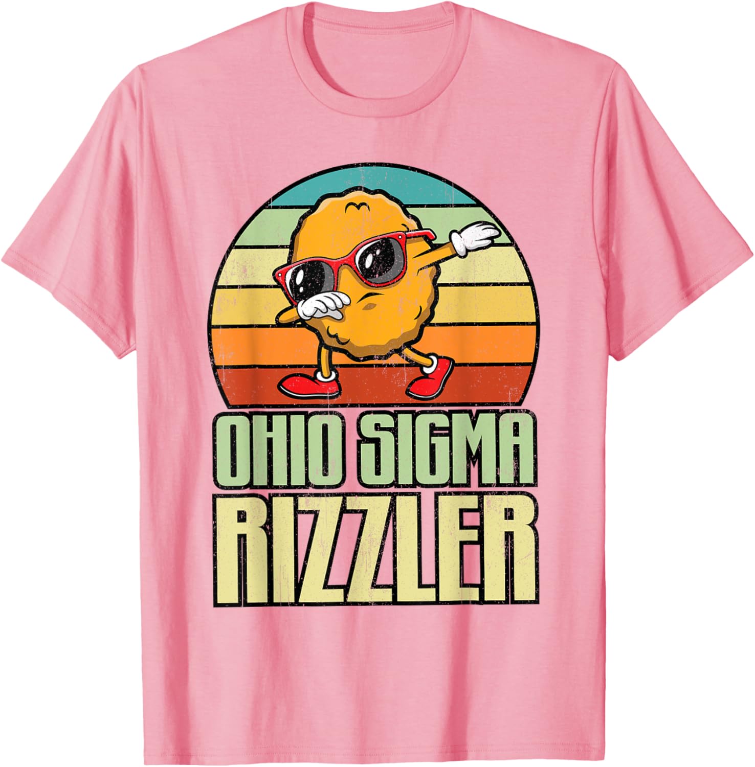 Ohio Sigma Rizzler Funny Chicken Nugget Meme T-Shirt for Food Lovers - 14