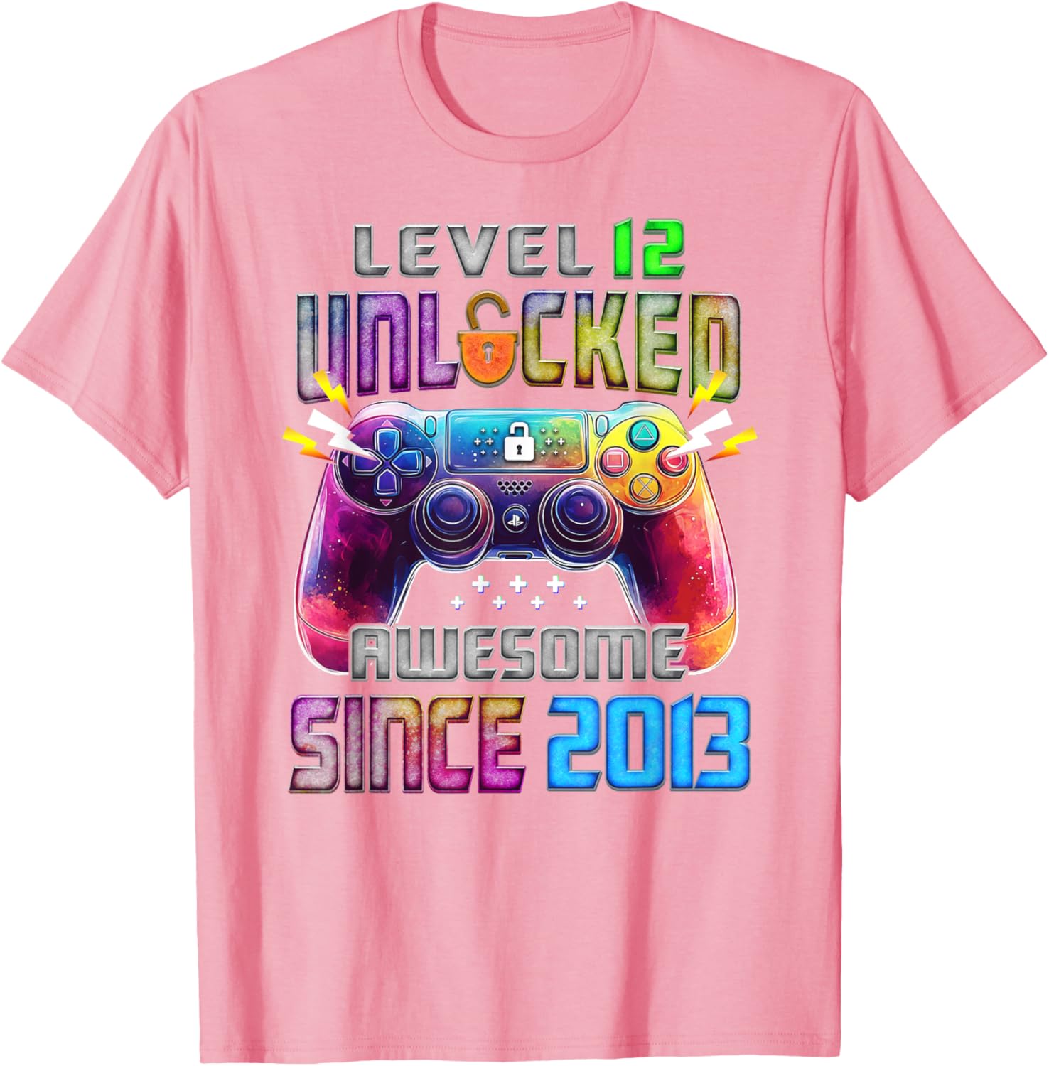 Level 12 Awesome 12 Year Old T-Shirt Fun Gift Since 2013 for Kids - 22