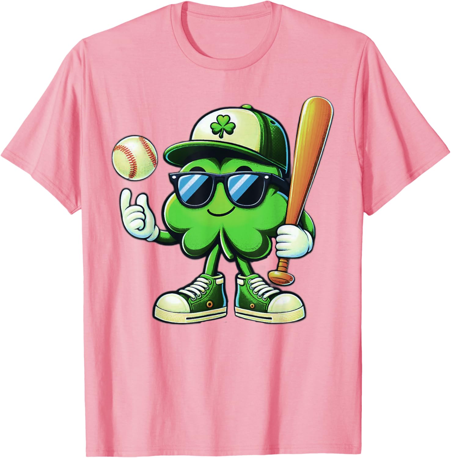 Funny Shamrock Baseball Shirts for Boys Kids St Patricks Day T-Shirt - 22