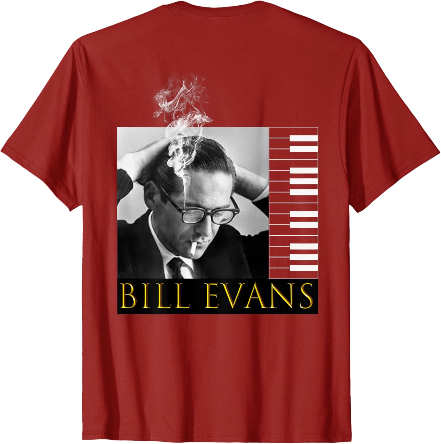 Bill Evans Back Printed T-Shirt for Music Lovers - Stylish Casual Wear - 11