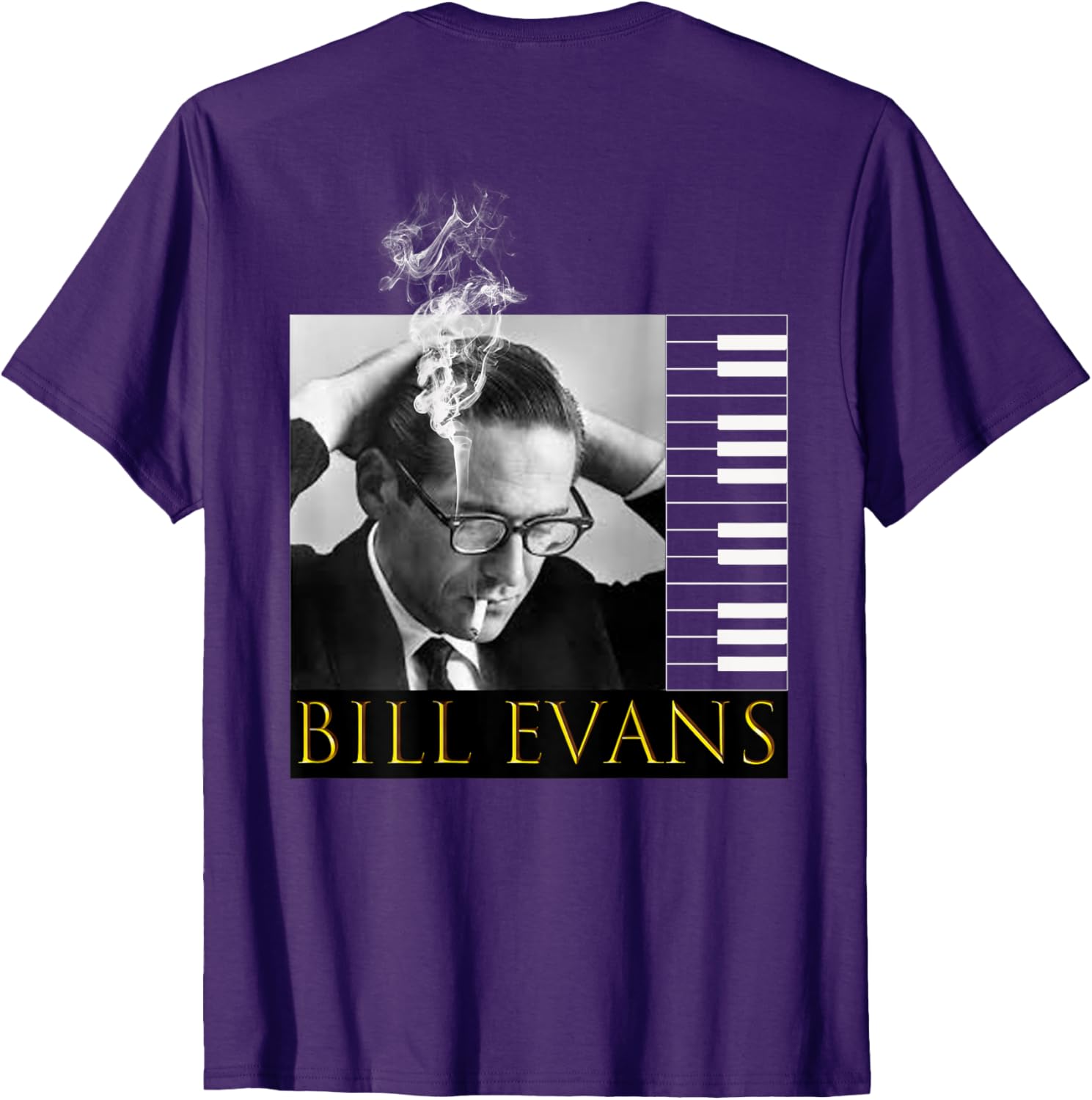 Bill Evans Back Printed T-Shirt for Music Lovers - Stylish Casual Wear - 27