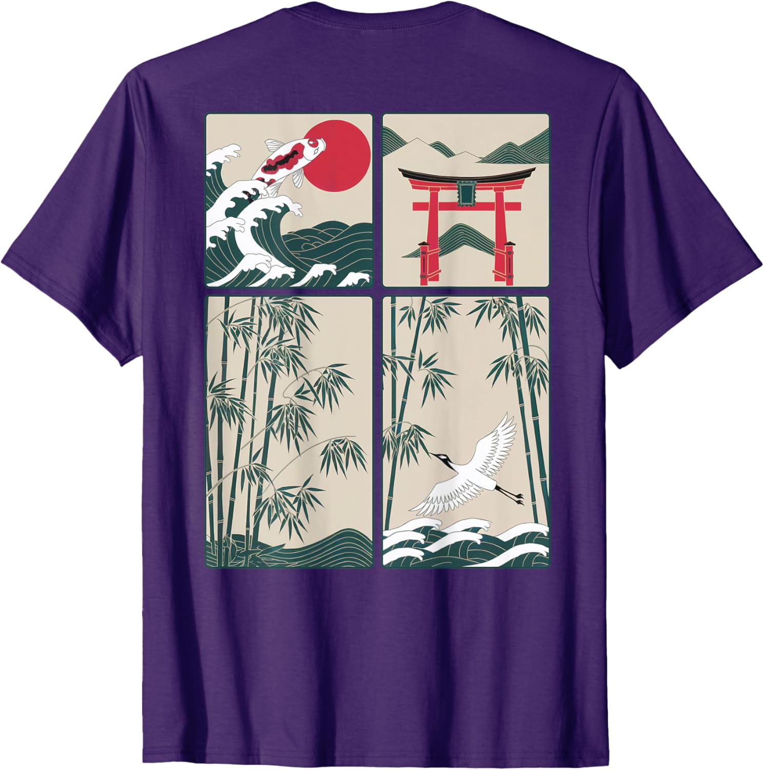 Japanese Koi Fish Great Wave Kanagawa T-Shirt for Stylish Aquatic Lovers - 17