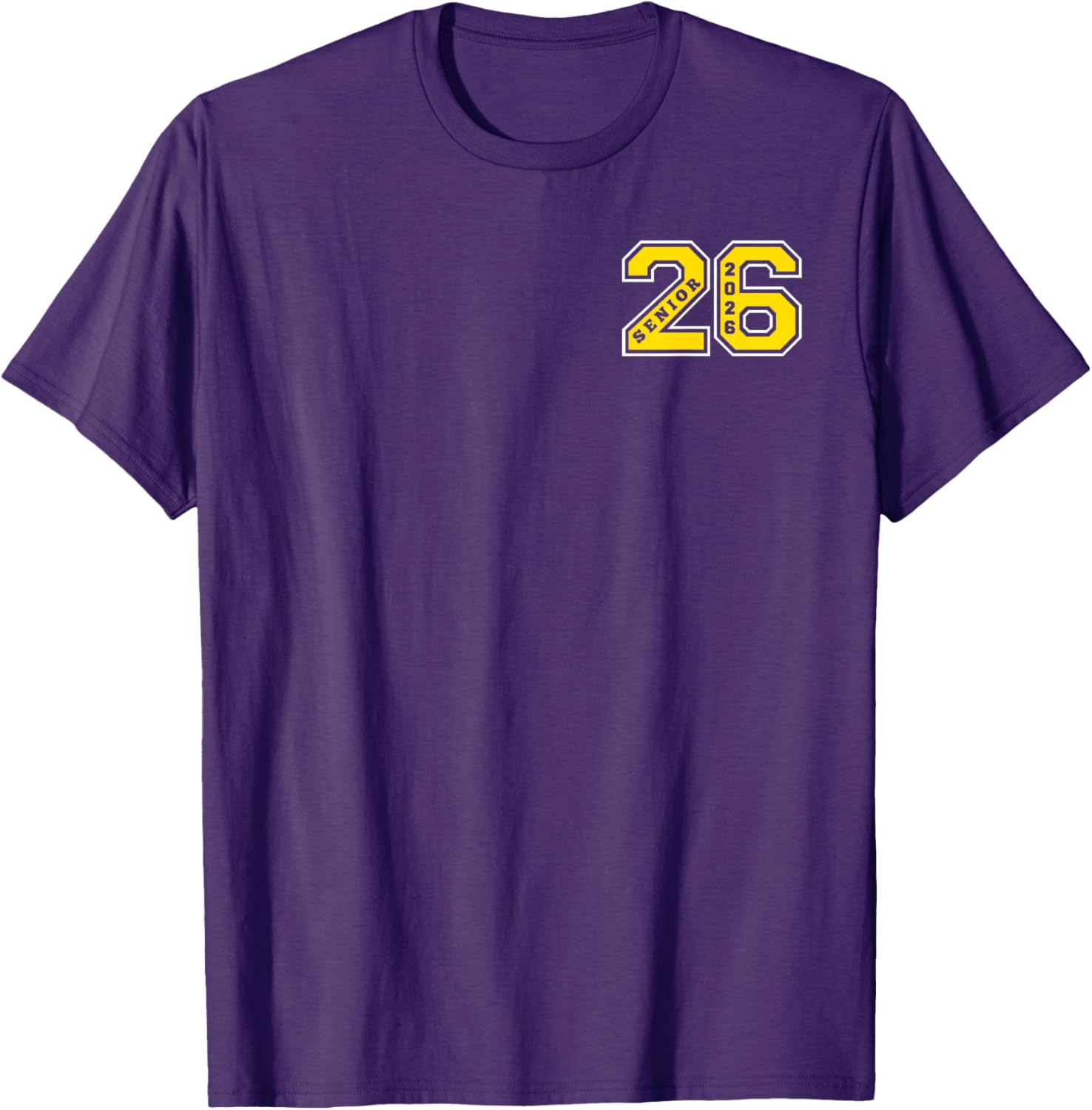 Proud Dad 2026 Senior Gold T-Shirt for Celebrating Graduation Day - 20