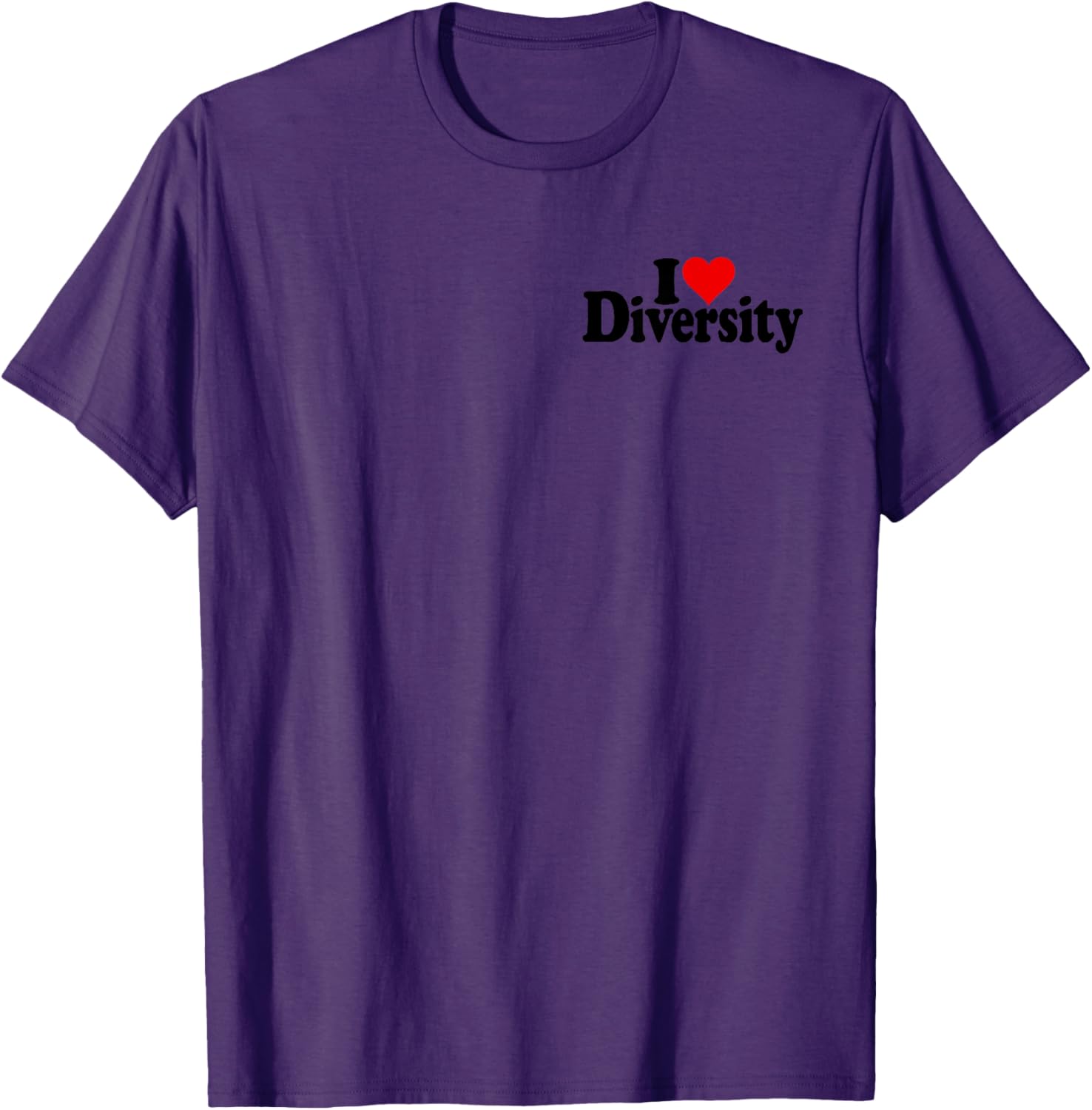 I Love Heart Diversity Strength in Diversity T-Shirt for Everyone - 6