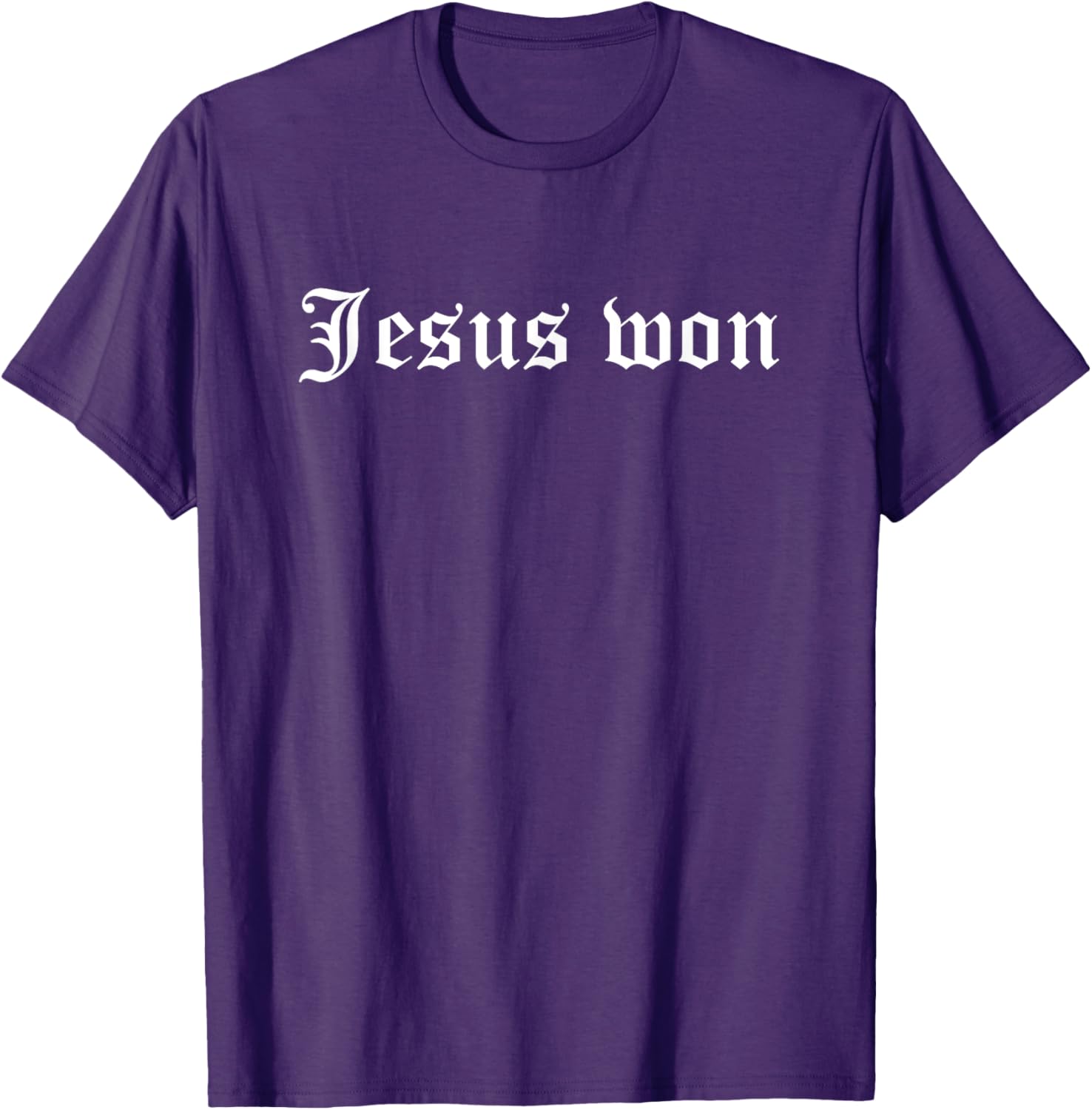 Jesus Won T-Shirt for Men and Women - Faith-Inspired Apparel - 19