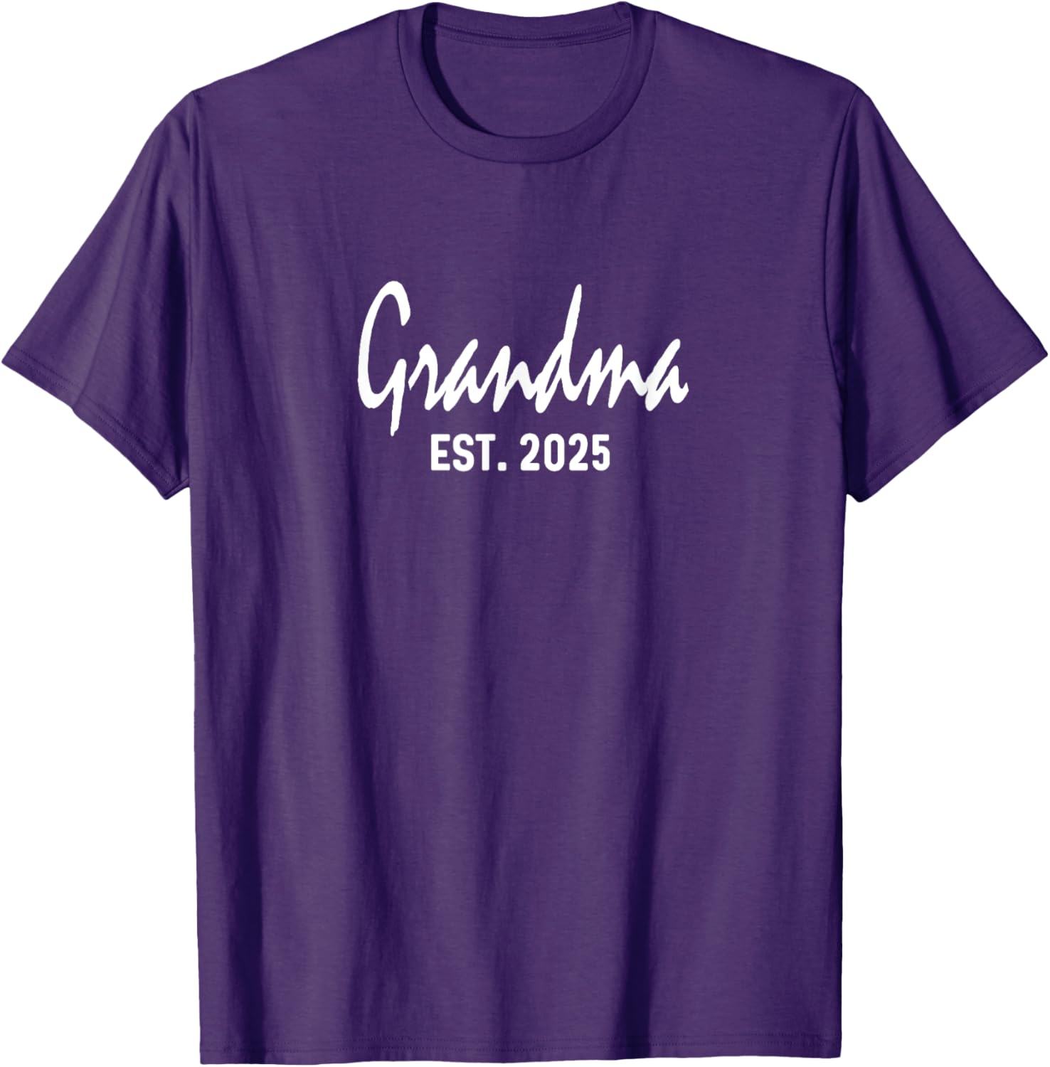 Grandma Est 2025 Expecting Reveal Surprise T-Shirt for New Grandparents - 10
