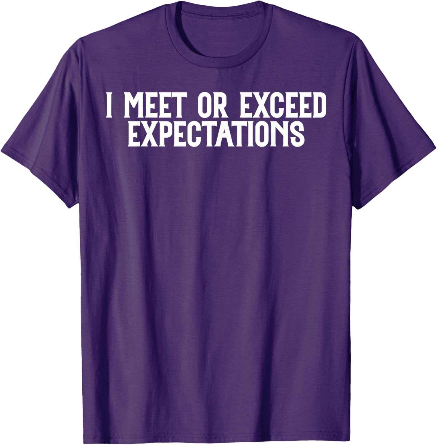 Funny I Meet or Exceed Expectations T-Shirt for Singles and Couples - 11