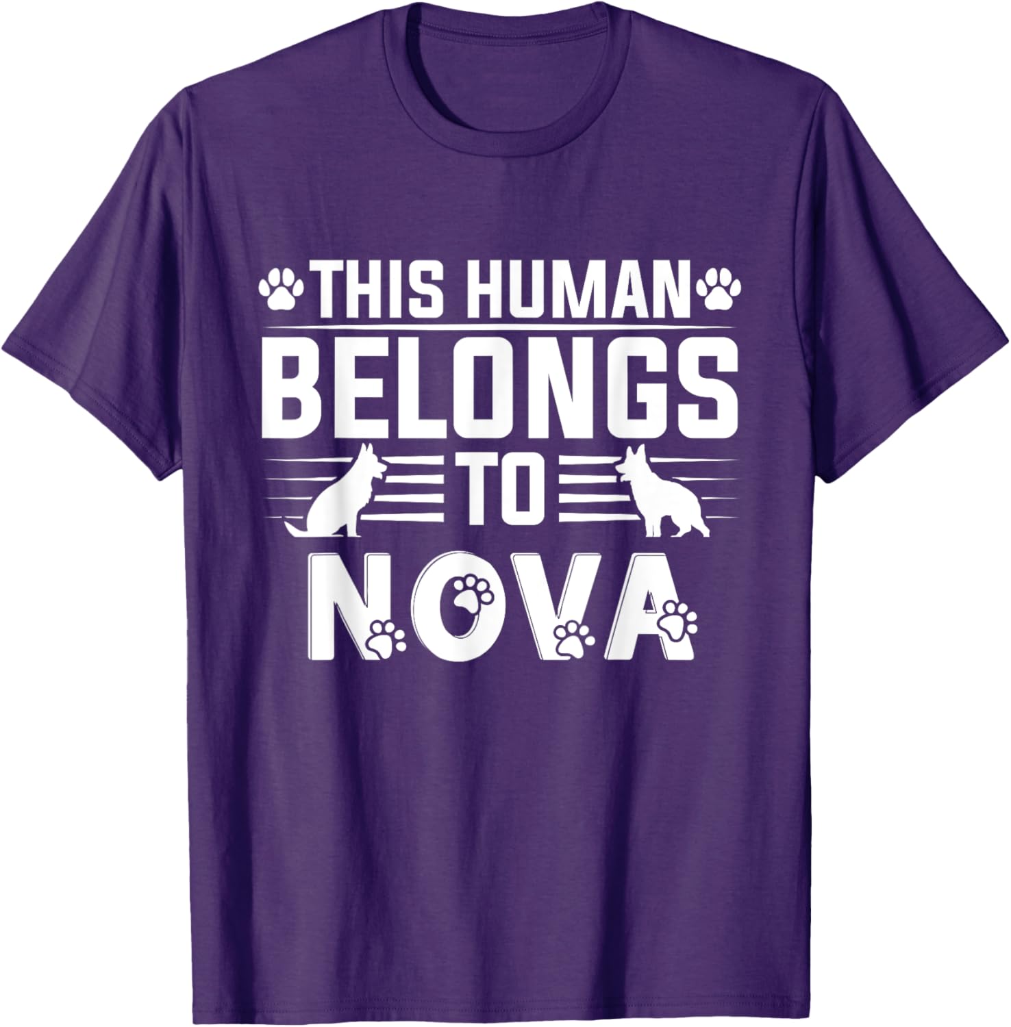 Personalized Nova Dog T-Shirt for Men, Women, Girls, and Kids - 4