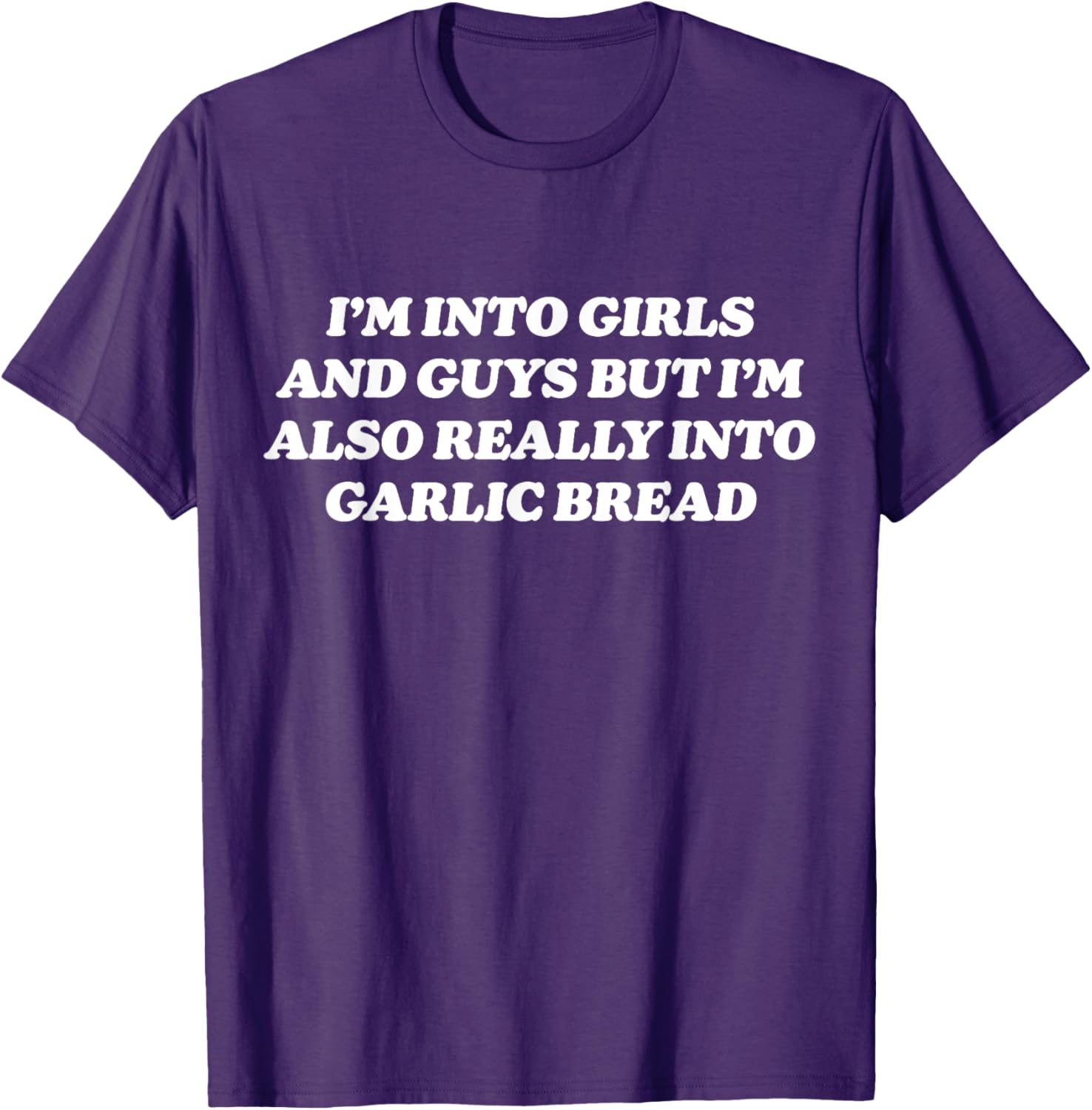 Funny Garlic Bread Meme T-Shirt for Bisexual Gay Lesbian Foodies - 4