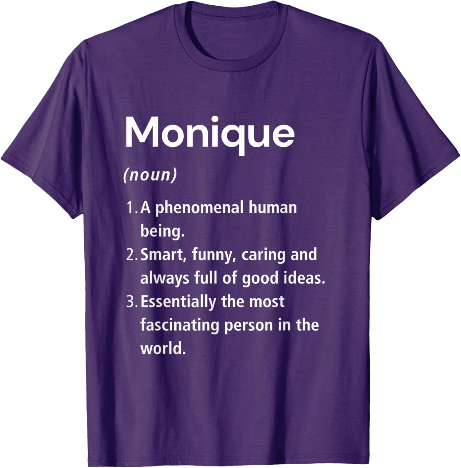Funny Monique Name Definition T-Shirt for Unique Fashion Lovers - 9