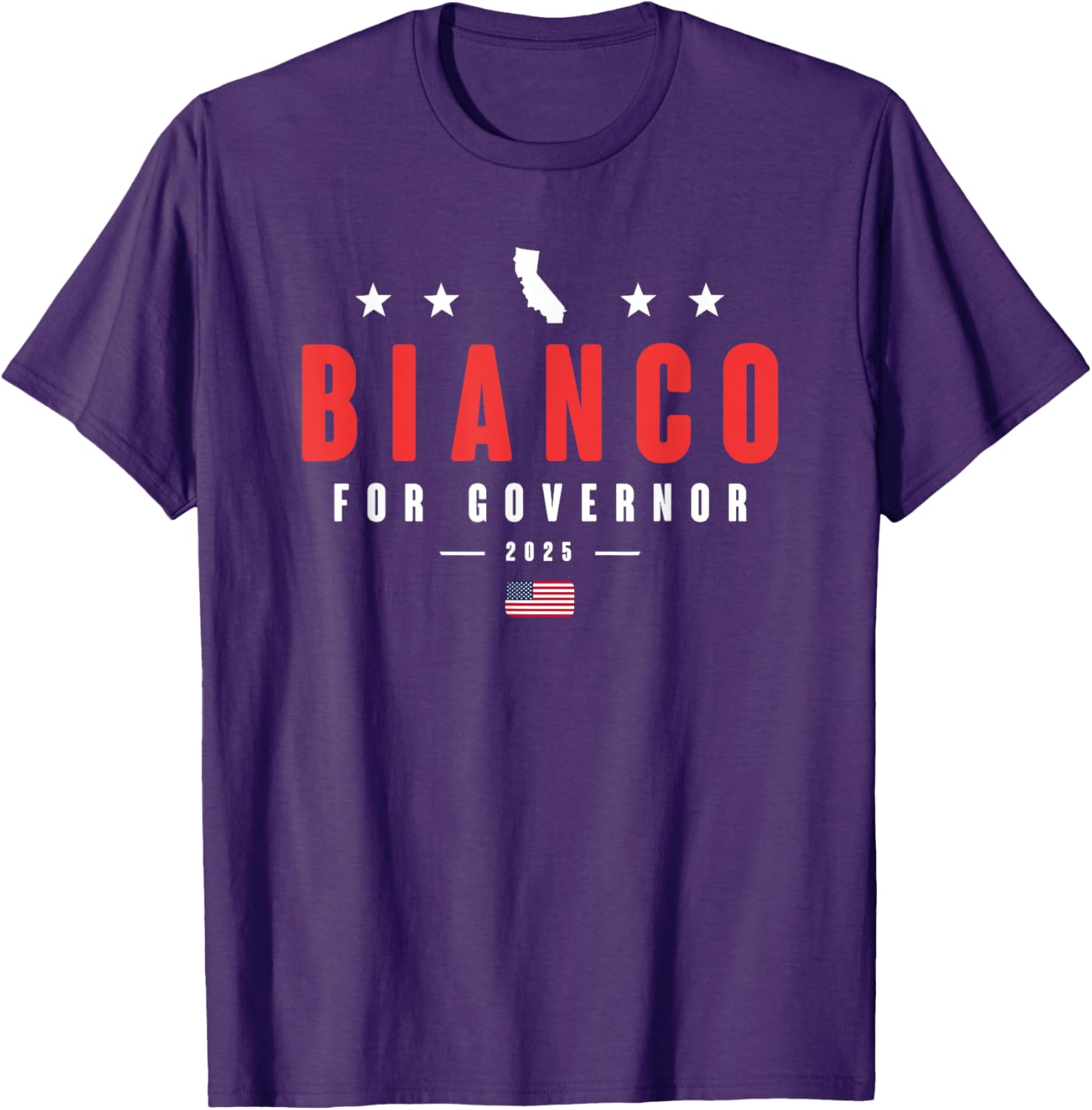 Bianco for Governor T-Shirt - Stylish Political Apparel for Supporters - 9