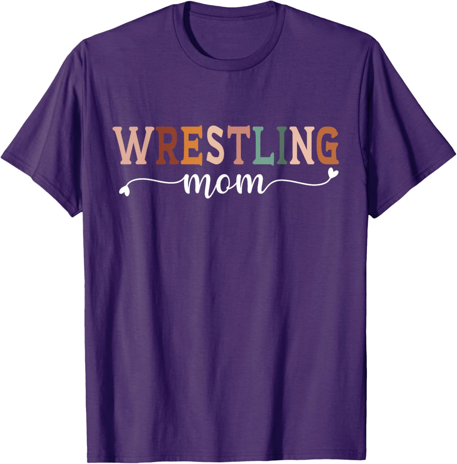Funny Wrestling Mom T-Shirt for Proud Wrestler Mamas and Supportive Moms - 1