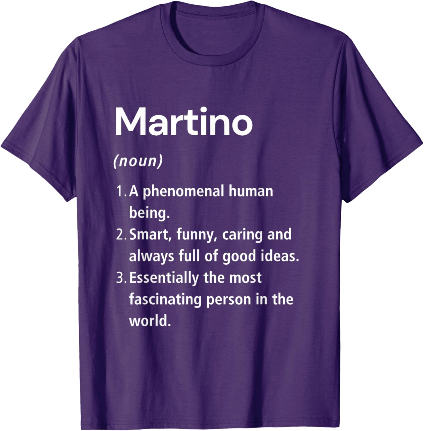 Funny Martino Name Definition T-Shirt for Unique Style and Humor - 21