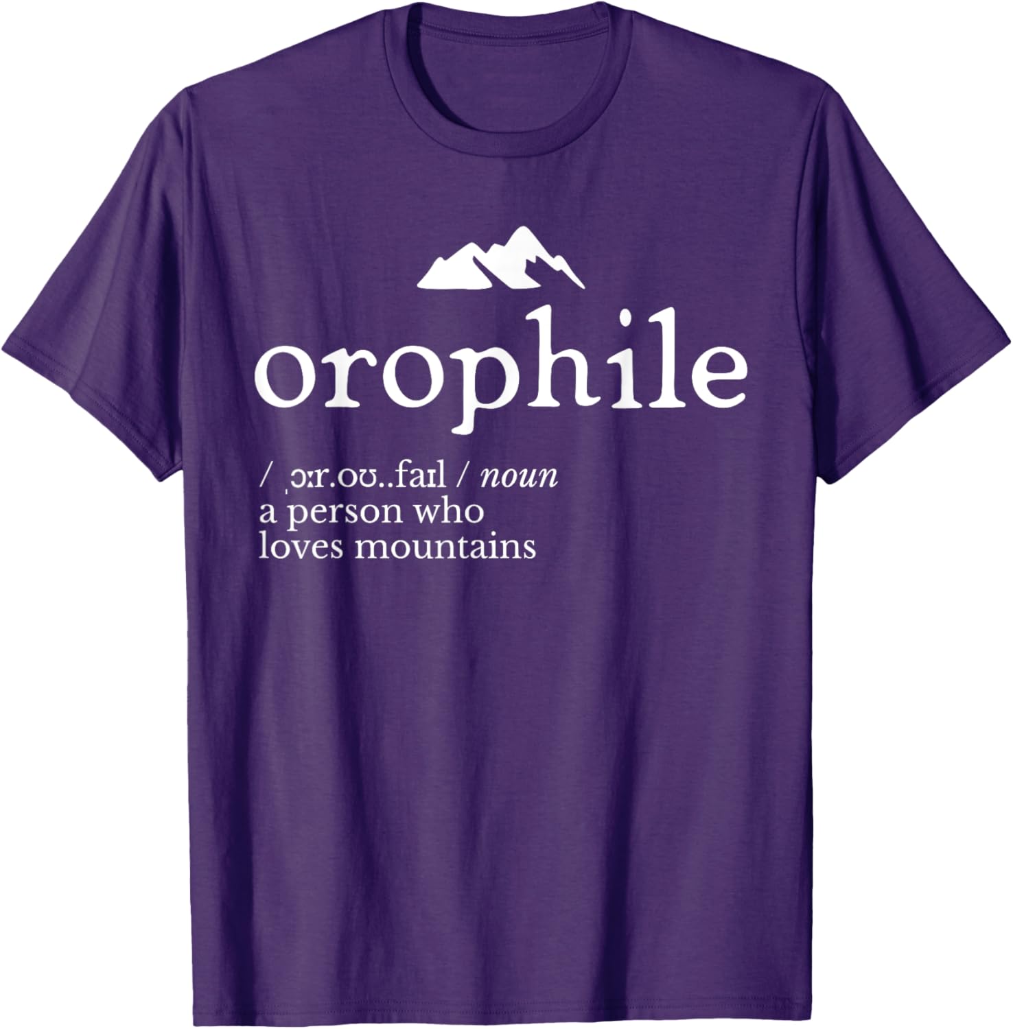 Orophile Definition T-Shirt for Language Lovers and Gift Seekers - 7