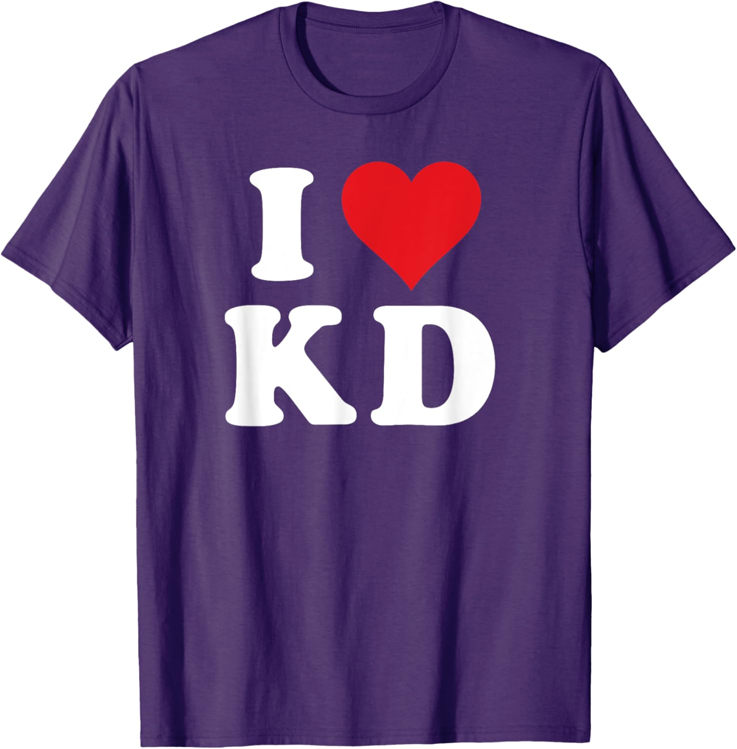 I Love KD Initials T-Shirt - Heartfelt Design for K D Fans and Family - 13