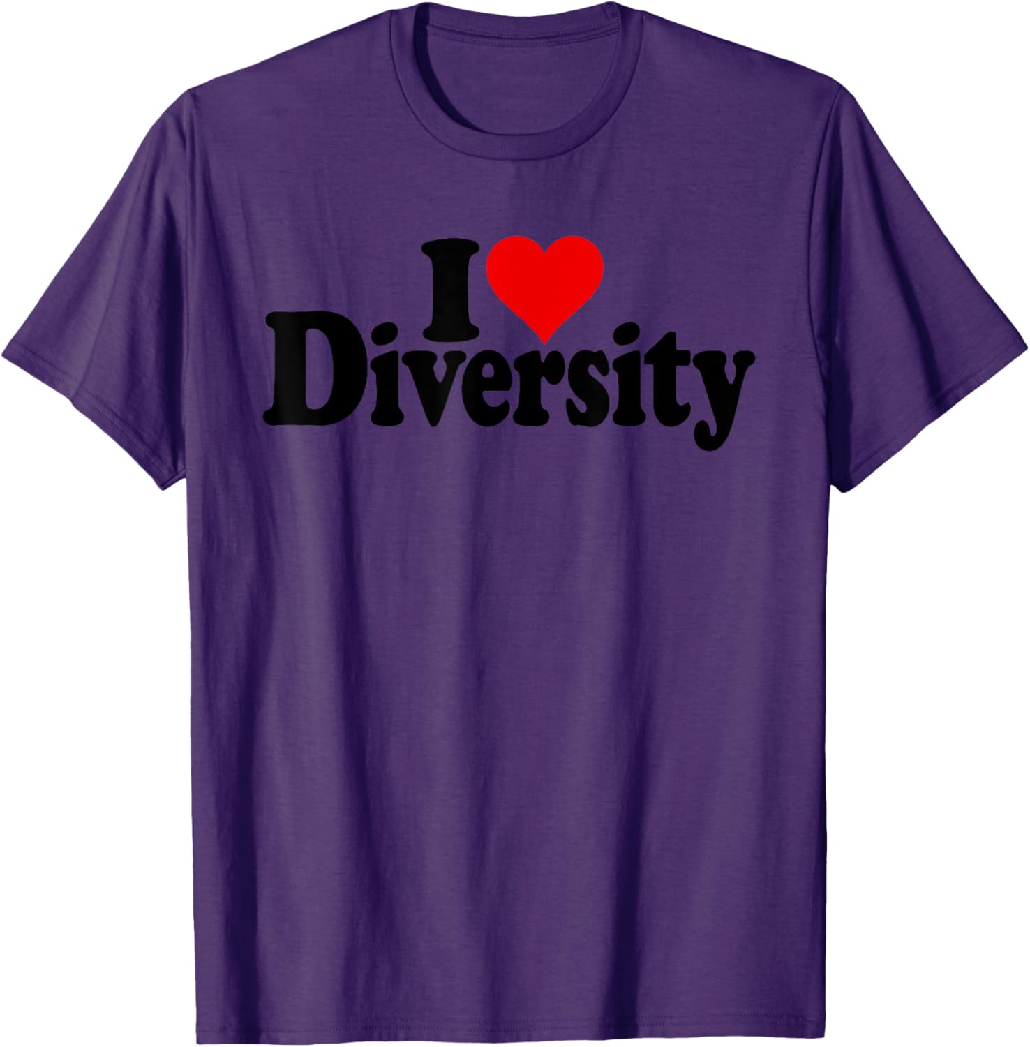 I Love Heart Diversity Strength in Diversity T-Shirt for All Occasions - 9