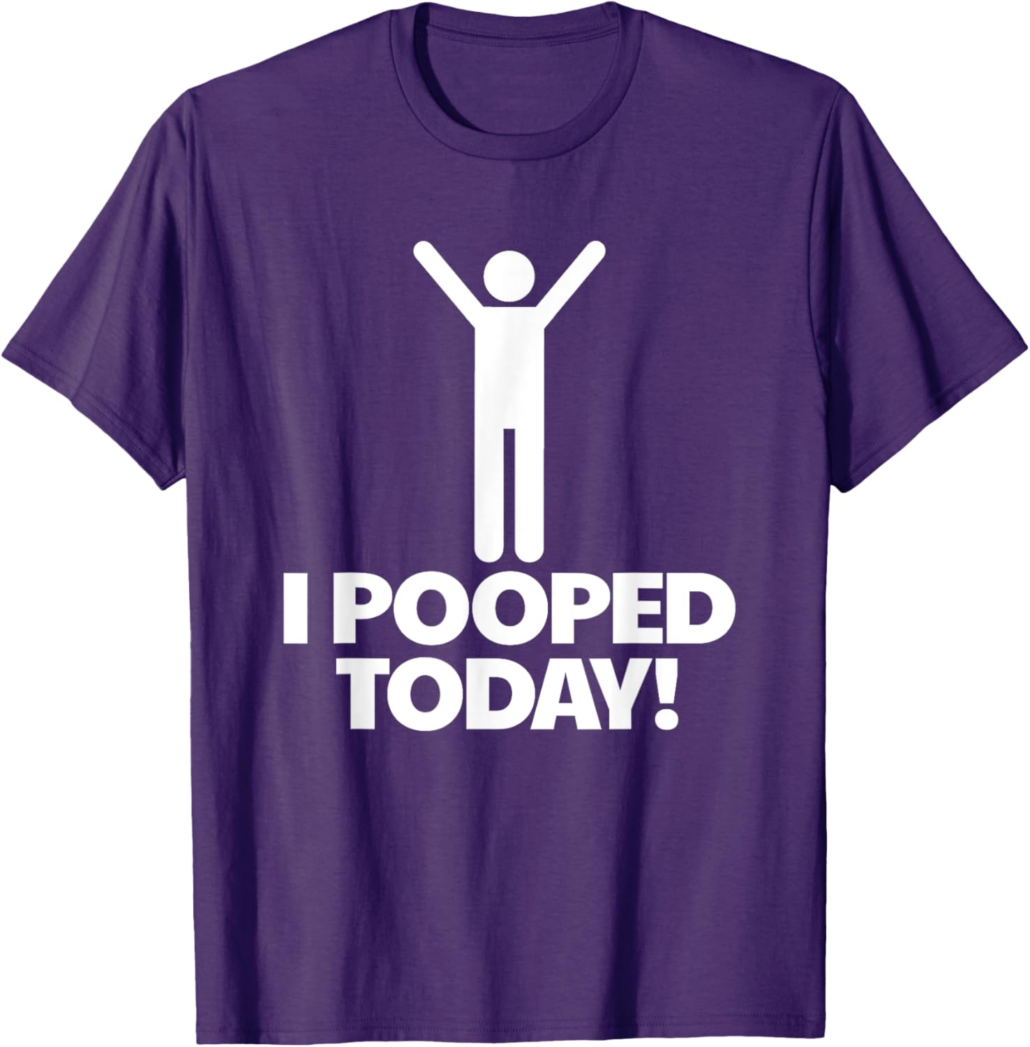 Funny I Pooped Today T-Shirt for Men - Humorous Toilet Humor Shirt - 4