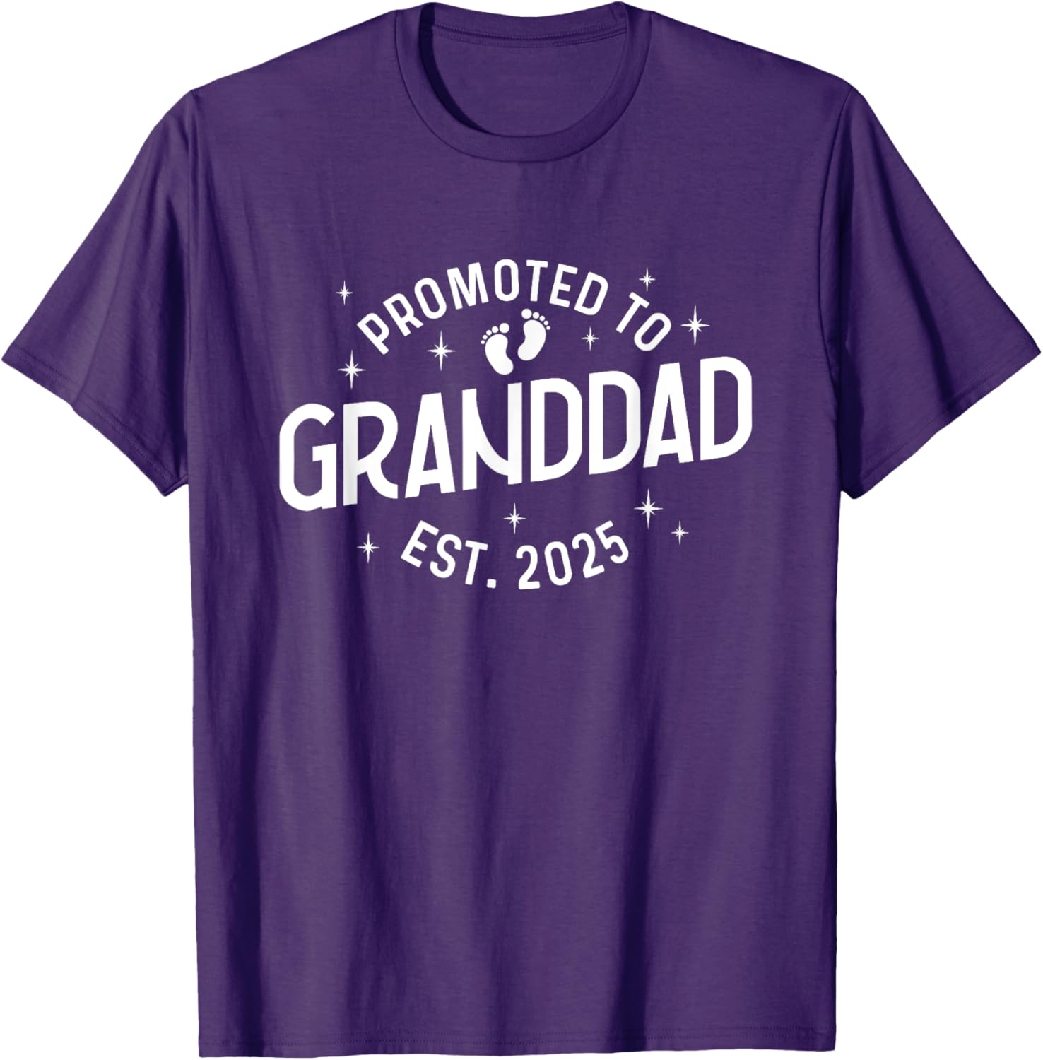 First Time Grandpa Promoted to Granddad 2025 Baby T-Shirt for New Dads - 4