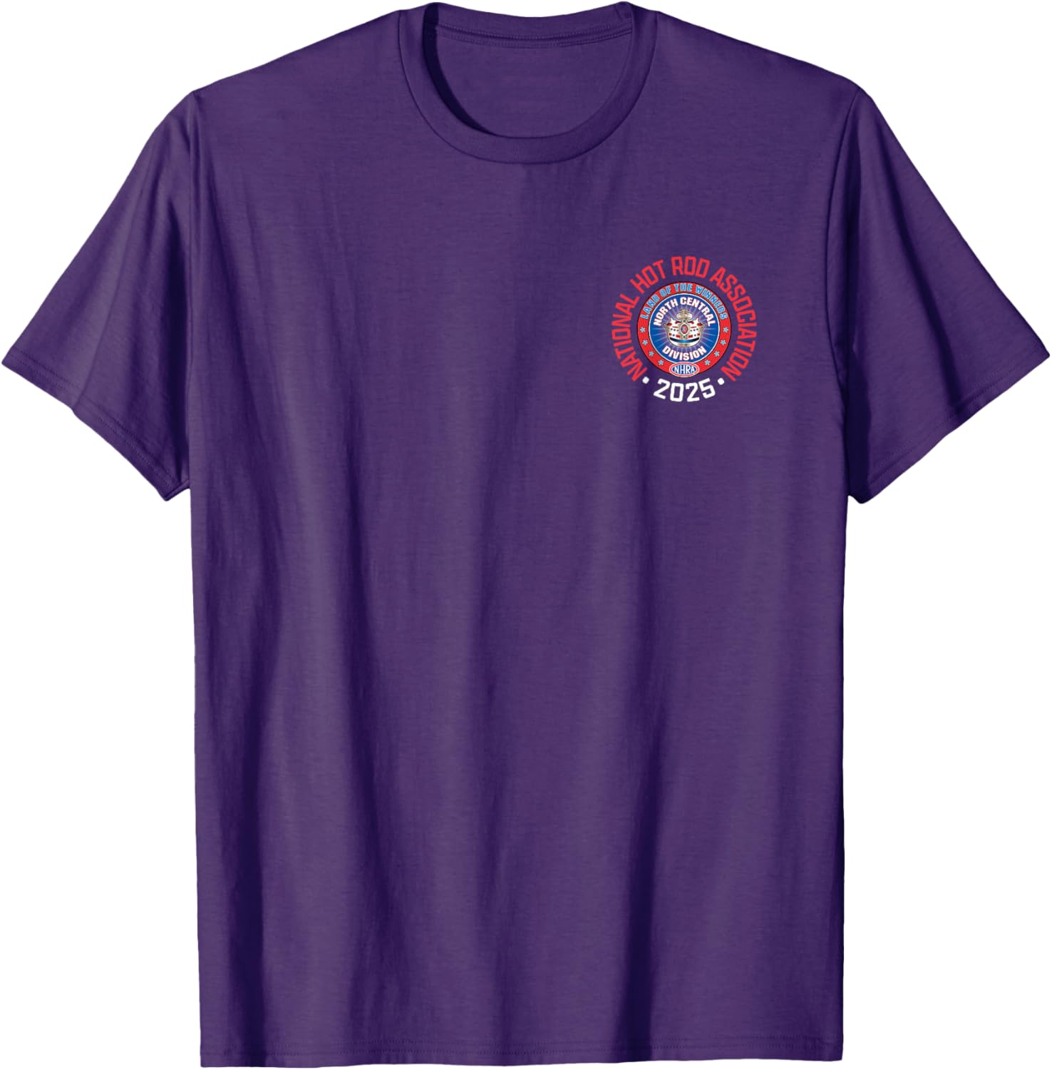 NHRA North Central Division Circle Logo T-Shirt for Racing Fans - 14