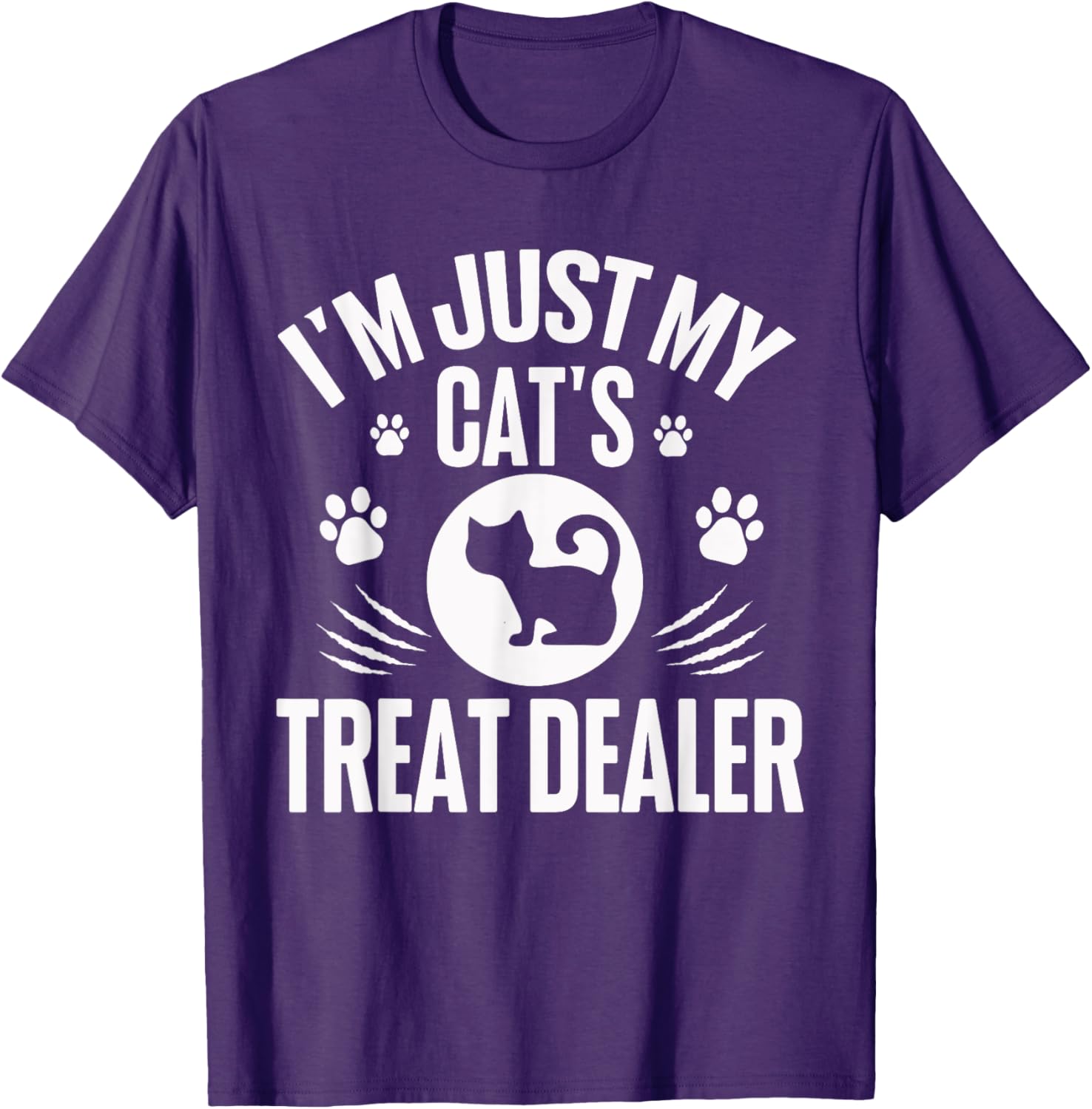 Funny Cat Treat Dealer T-Shirt for Cat Lovers Cute Gift Idea - 1