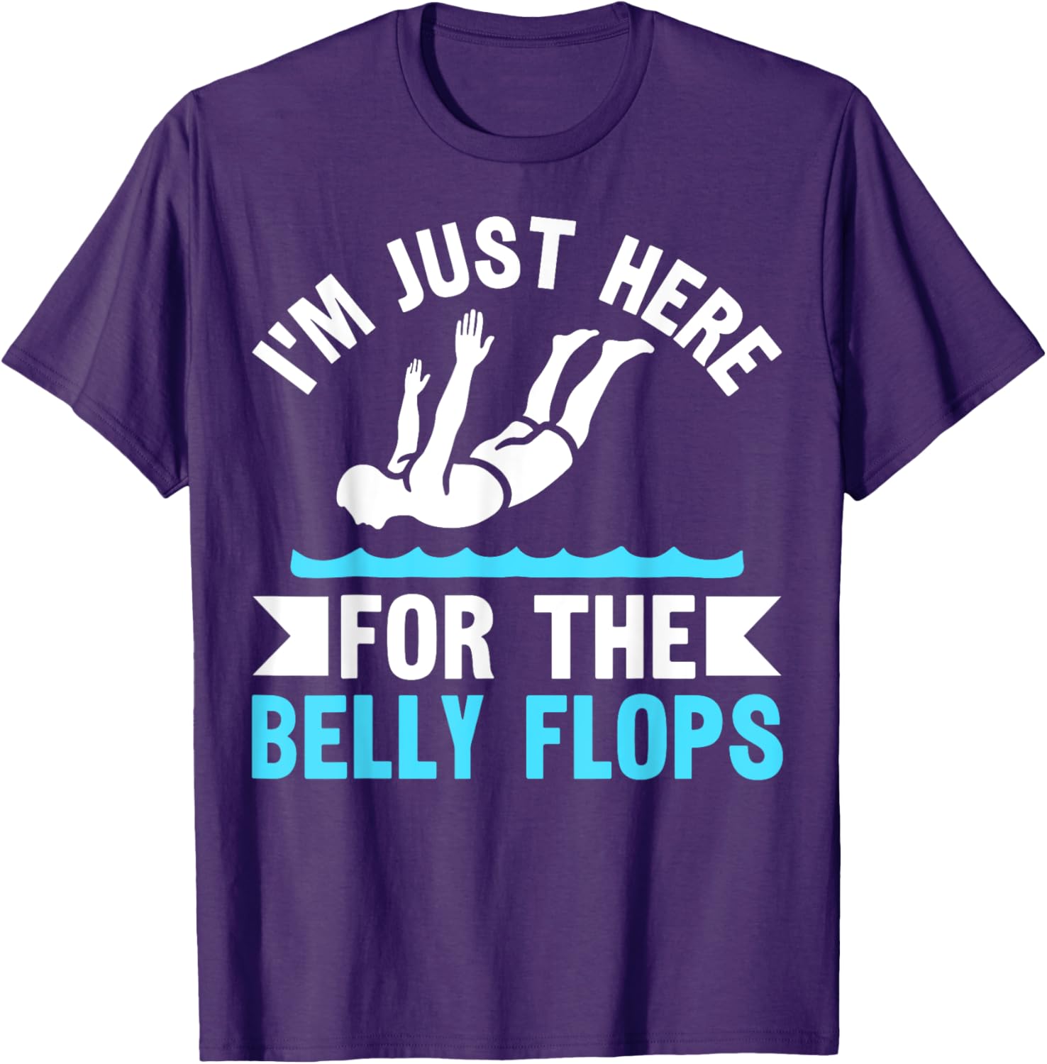 Bellyflop Champion T-Shirt for Experts in Fun Dive Competitions - 7