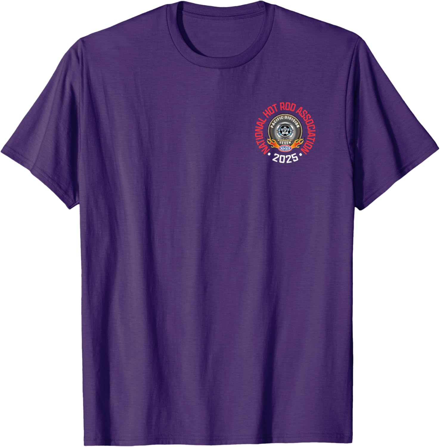 NHRA Pacific Division Circle Logo T-Shirt for Racing Fans and Enthusiasts - 21