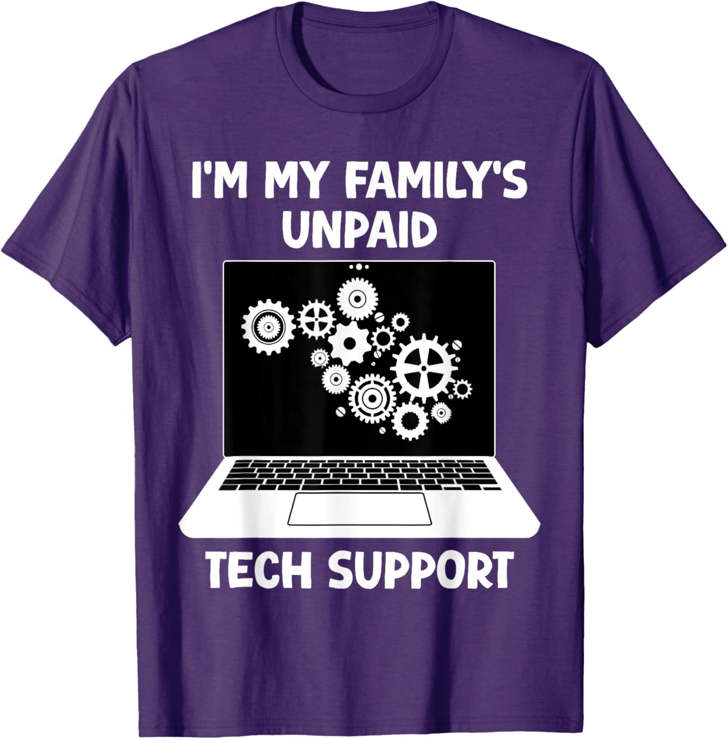 Funny Computer Engineer T-Shirt for Unpaid Tech Support Heroes - 12