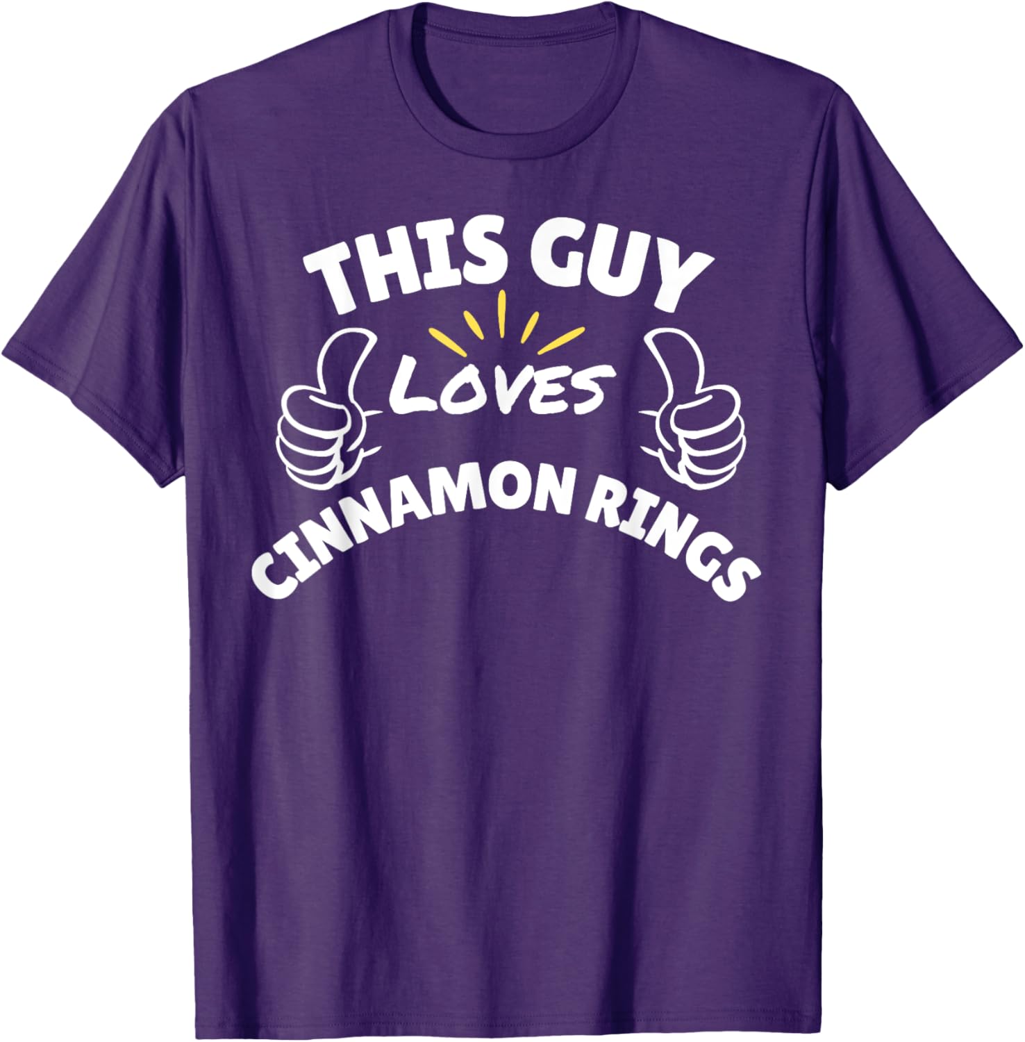Funny Cinnamon Rings Graphic T-Shirt for Food Lovers and Snacks Fans - 13
