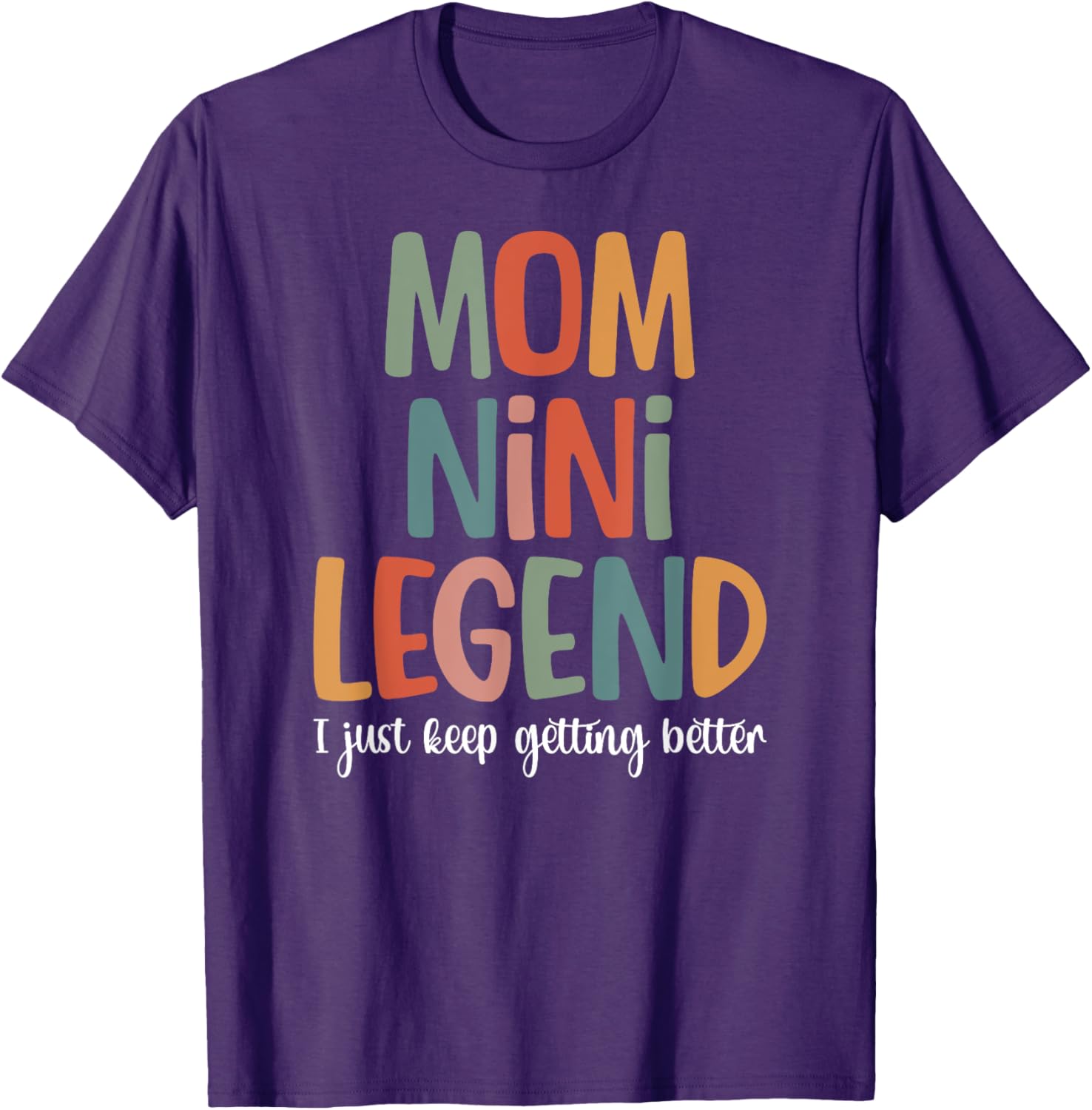Mom Nini Legend T-Shirt for Grandmothers – Cute and Stylish Gift Idea - 1
