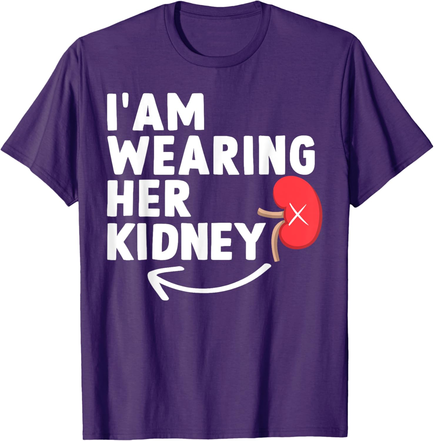 Funny Kidney Transplant Donor Wife T-Shirt for Supportive Families - 10