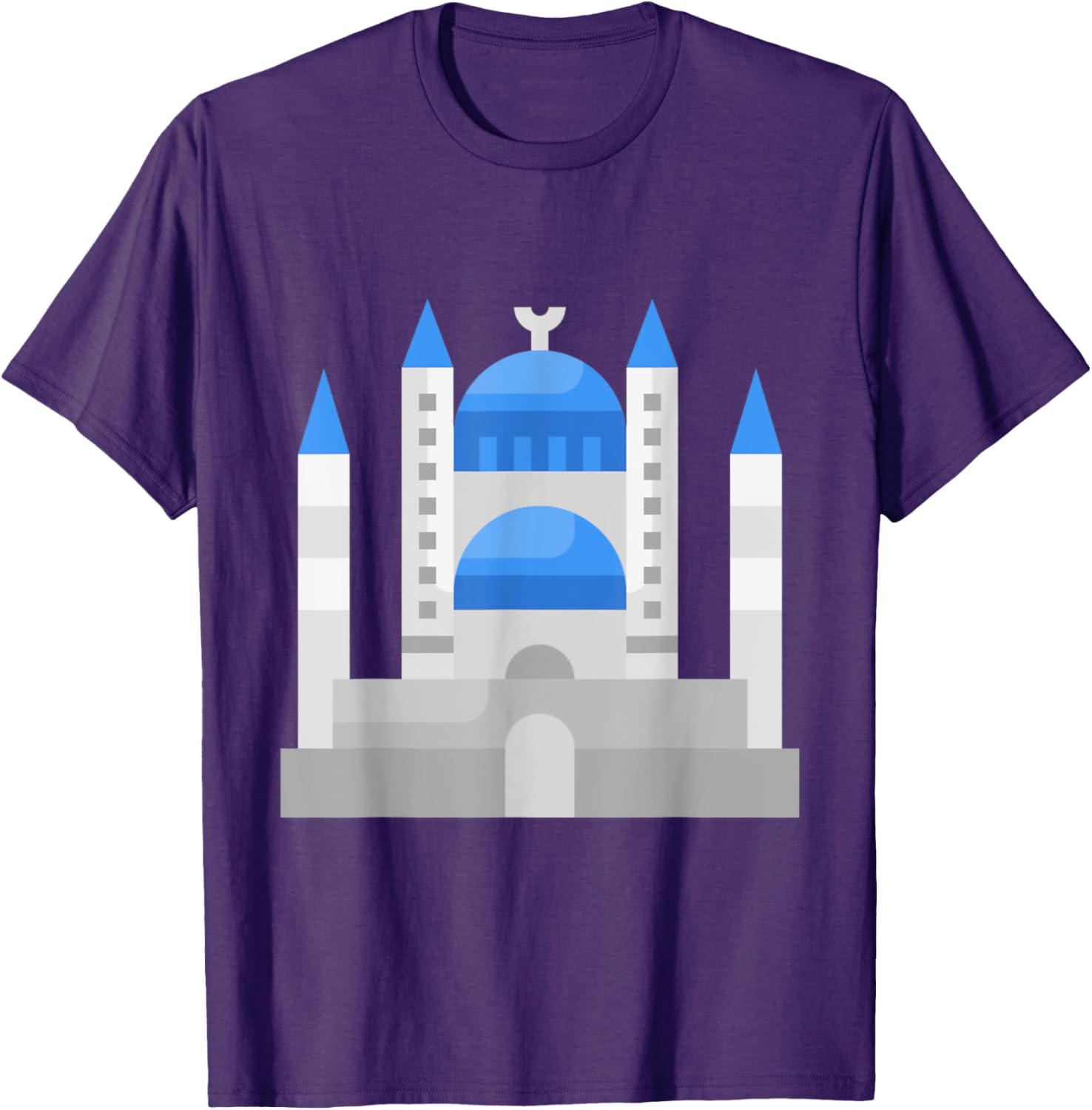 Istanbul Sultan Ahmet Blue Mosque Muslim T-Shirt for Men and Women - 3