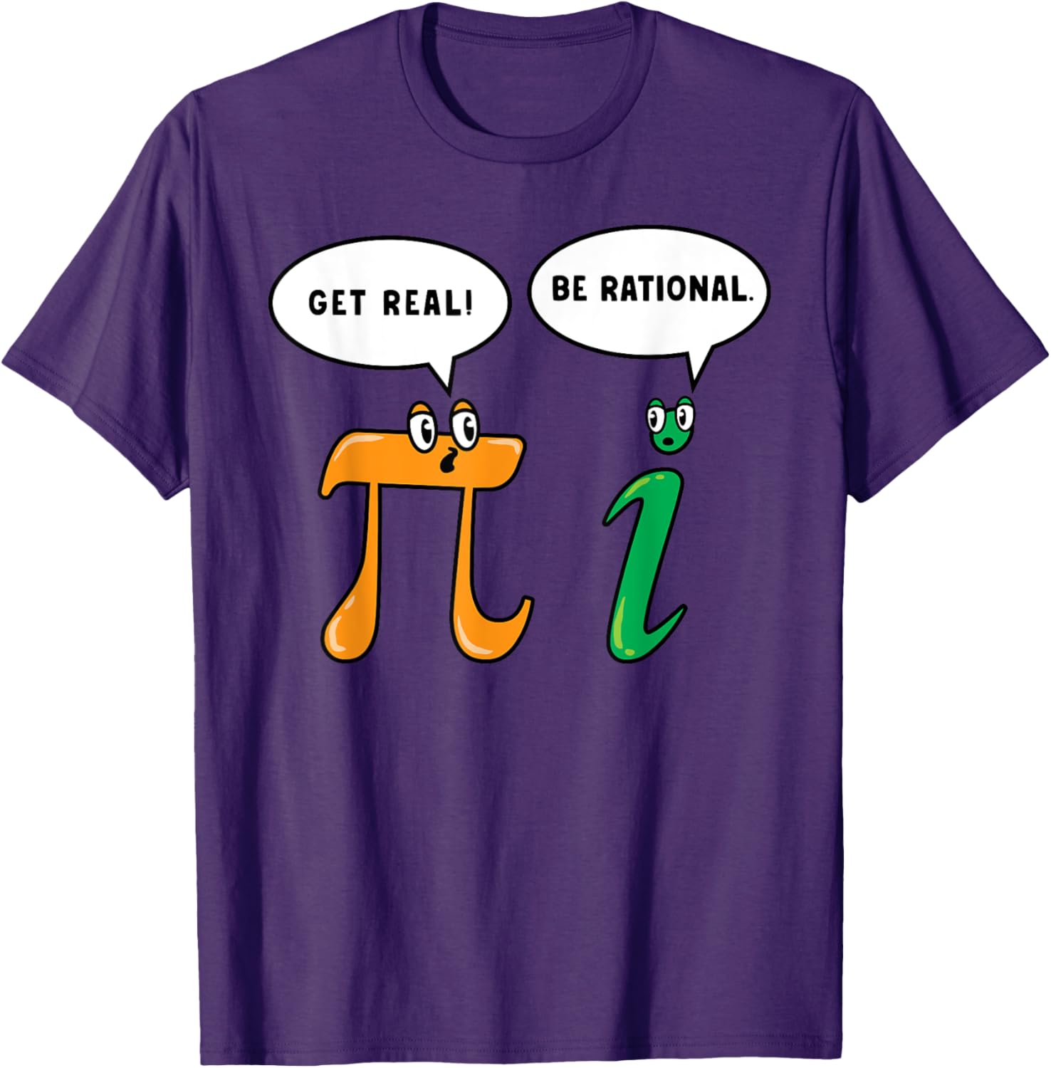 Funny Pi Day T-Shirt for Math Lovers - Get Real Be Rational Teacher Gift - 24