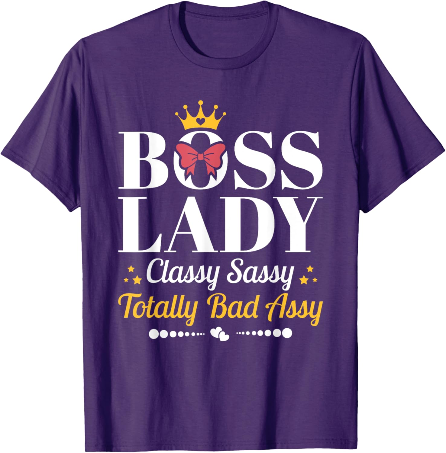 Boss Lady Classy Sassy T-Shirt for Female Boss Appreciation Gifts - 16