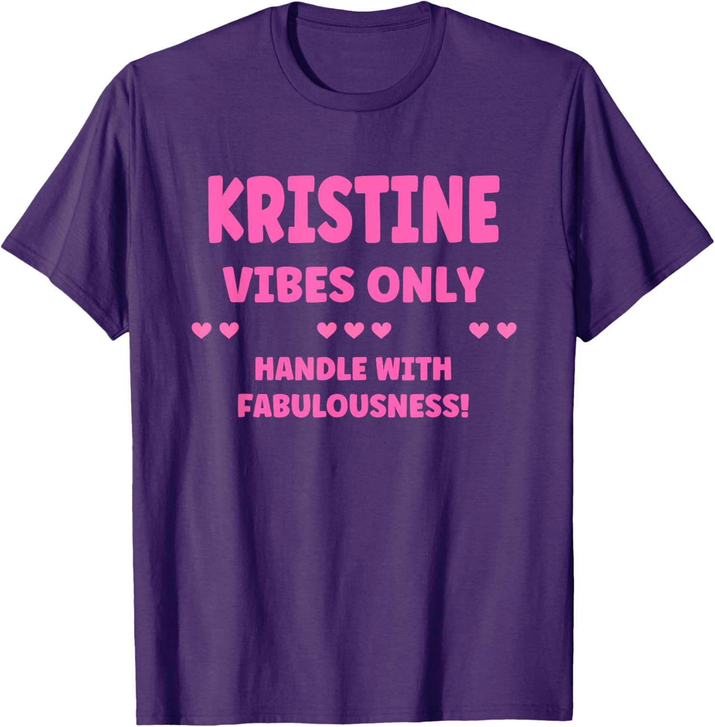 KRISTINE Funny Cute Personalized Name T-Shirt for Unique Style - 5
