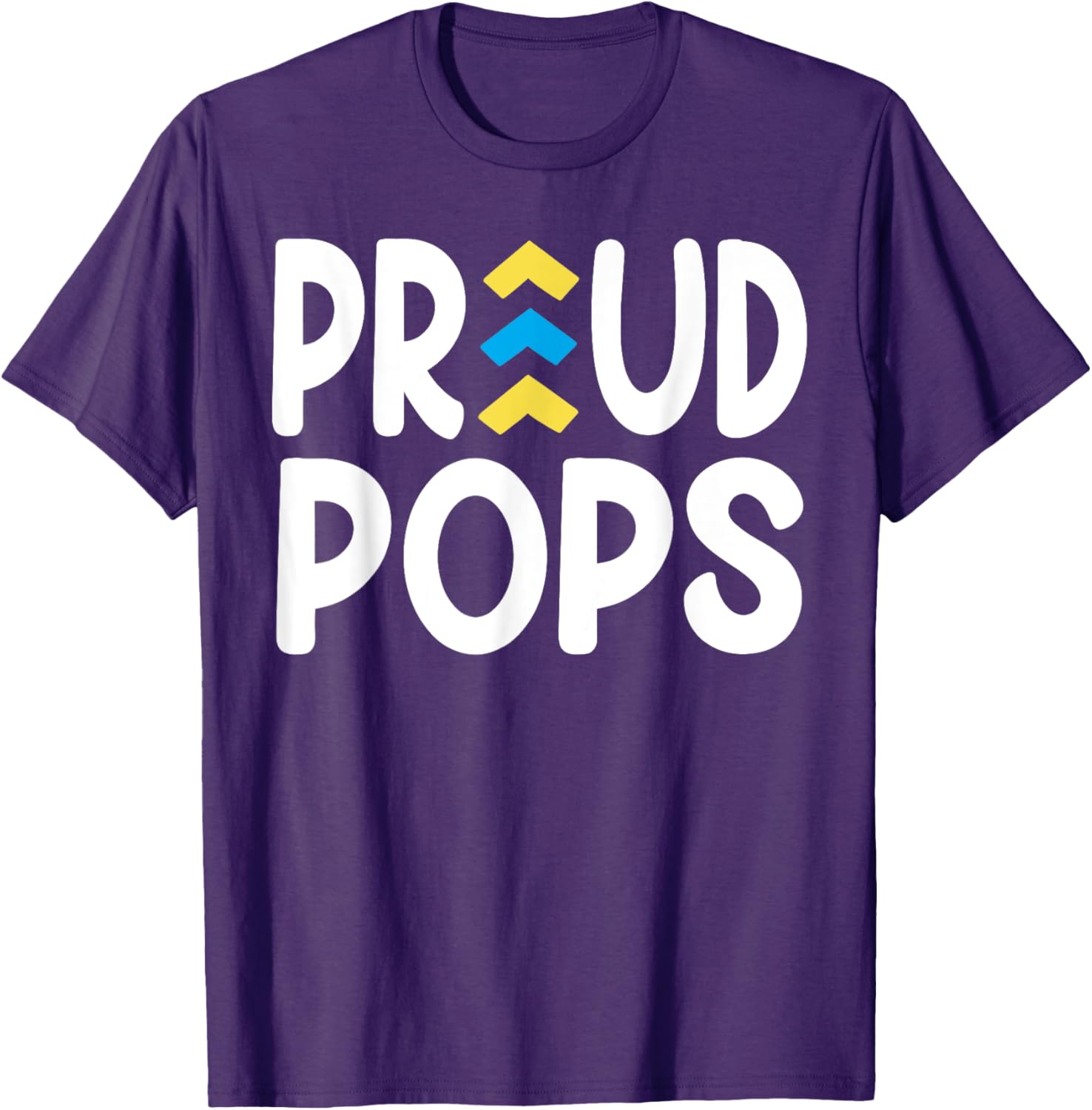 Proud Pops World Down Syndrome Day Awareness Socks and Dad T-Shirt - 19