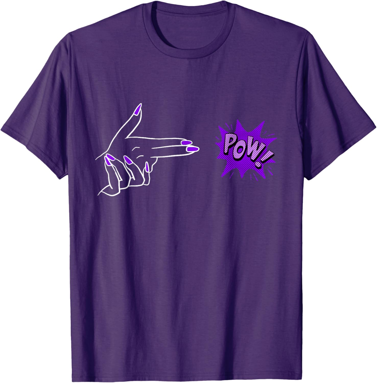 Purple Boy Bye Graphic T-Shirt for Trendy Casual Style and Comfort - 22