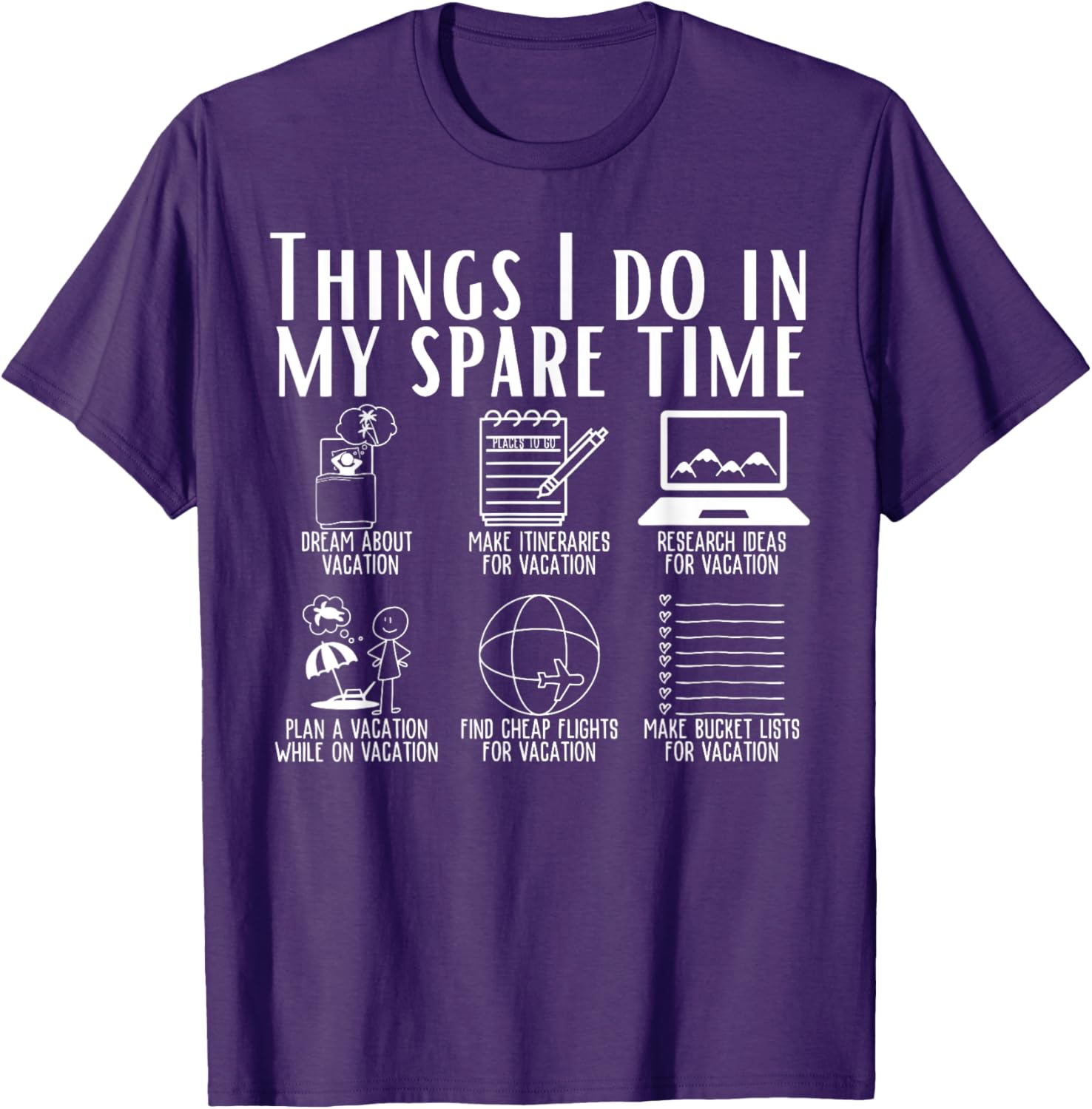 Funny Travel Adventure T-Shirt for Spare Time Explorers and Adventurers - 9