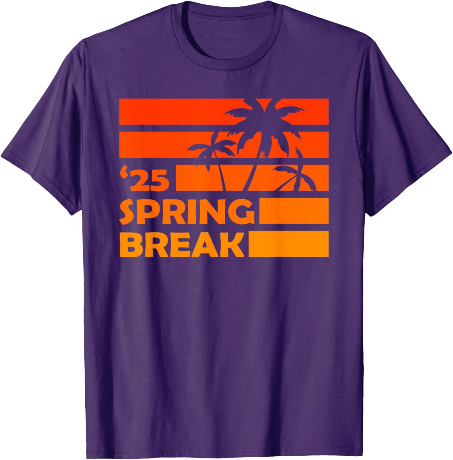 Vintage Spring Break 2025 Family Vacation Beach Graphic T-Shirt - 12