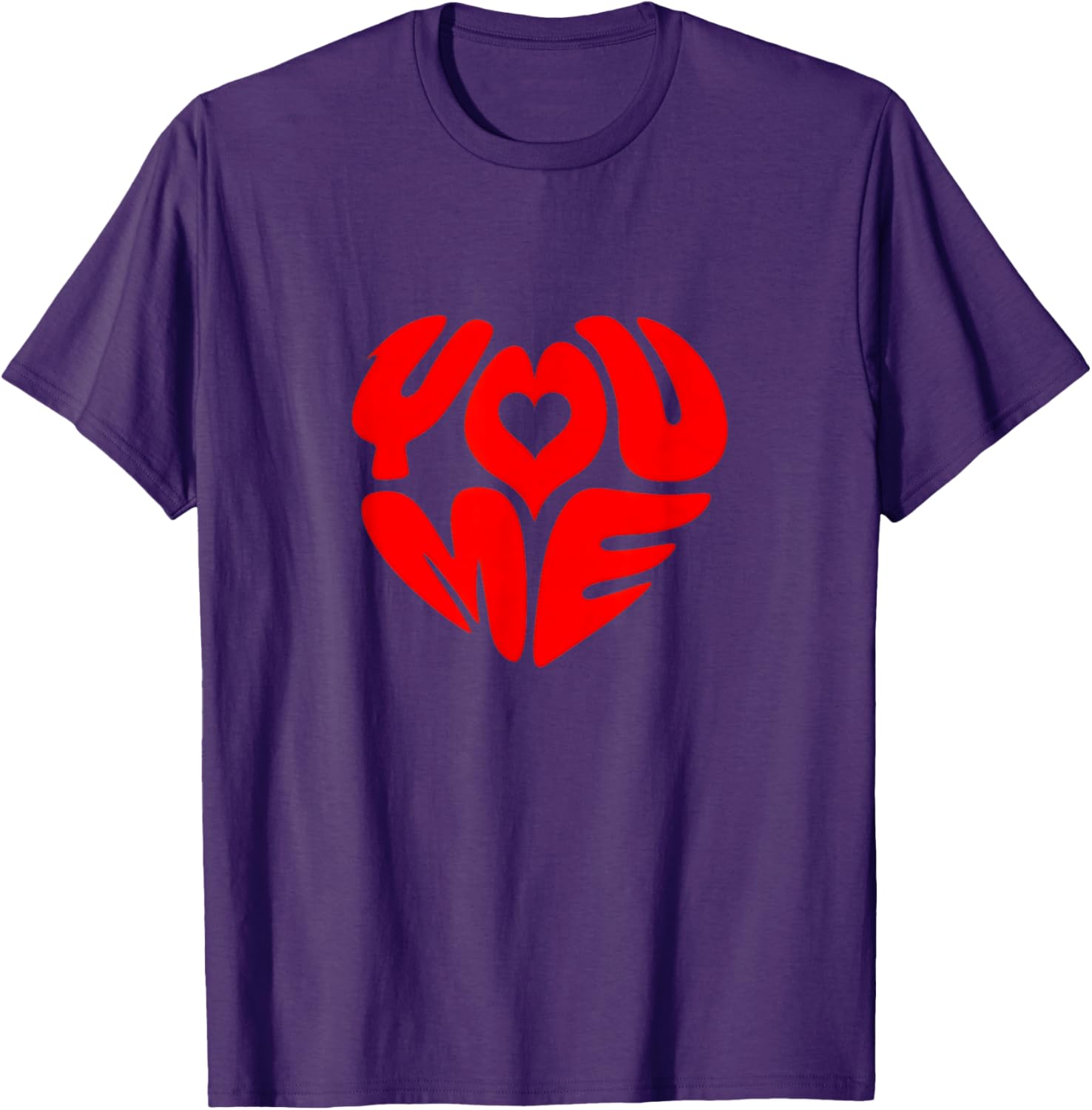 You Love Me Heart Shaped Valentine's Day Lover's T-Shirt for Couples - 2
