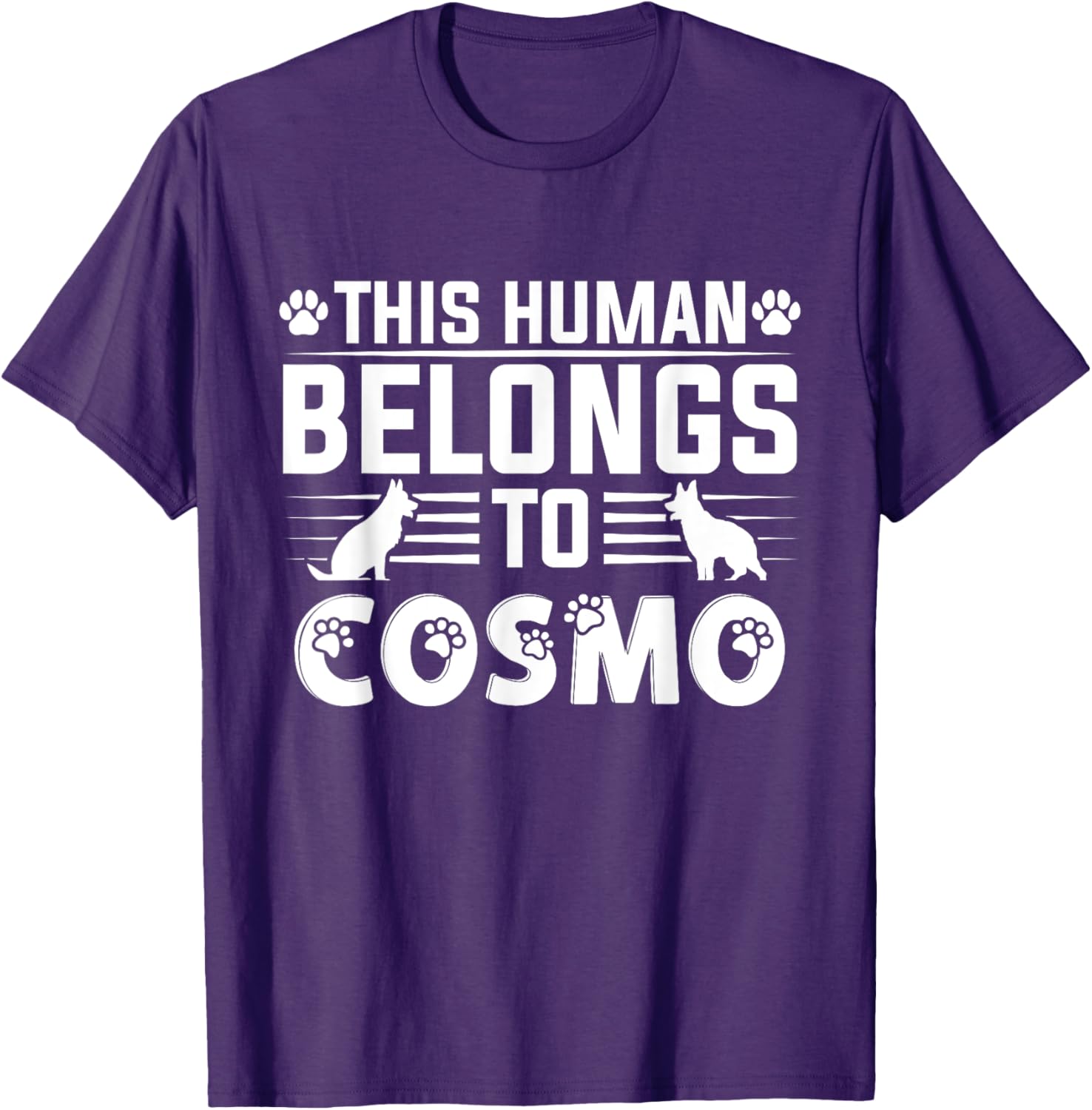 Cute Cosmo Dog Name Personalized T-Shirt for Pet Lovers - 4