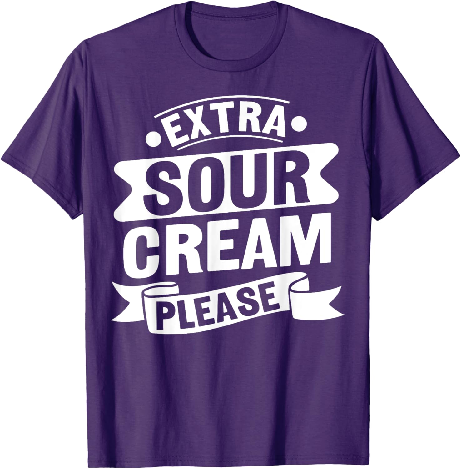 Funny Sour Cream Dip Design T-Shirt for Sour Cream Lovers - 1